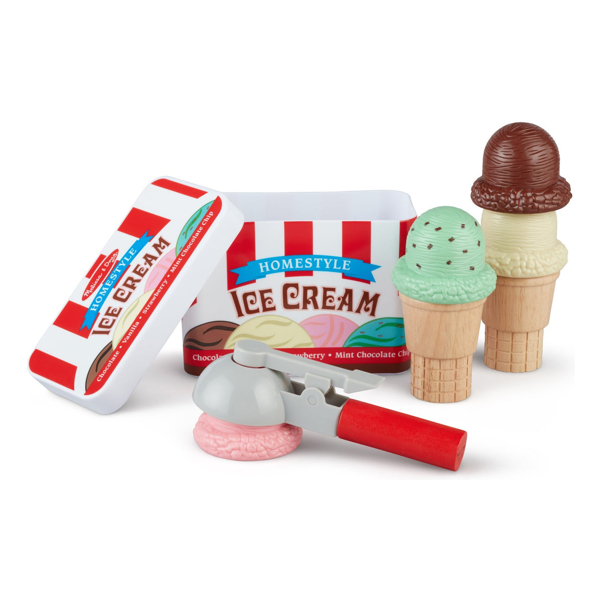 Melissa & Doug Scoop & Stack Ice Cream Cone Playset