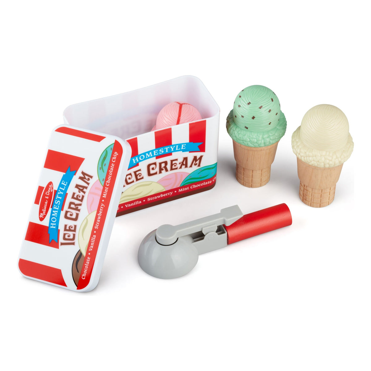 Melissa & Doug Scoop & Stack Ice Cream Cone Playset