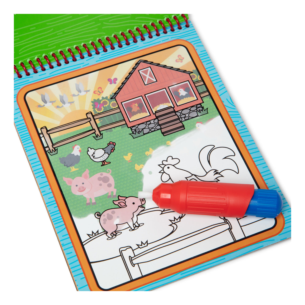 Melissa & Doug Water Wow! Farm Reusable Water-Reveal Activity Pad