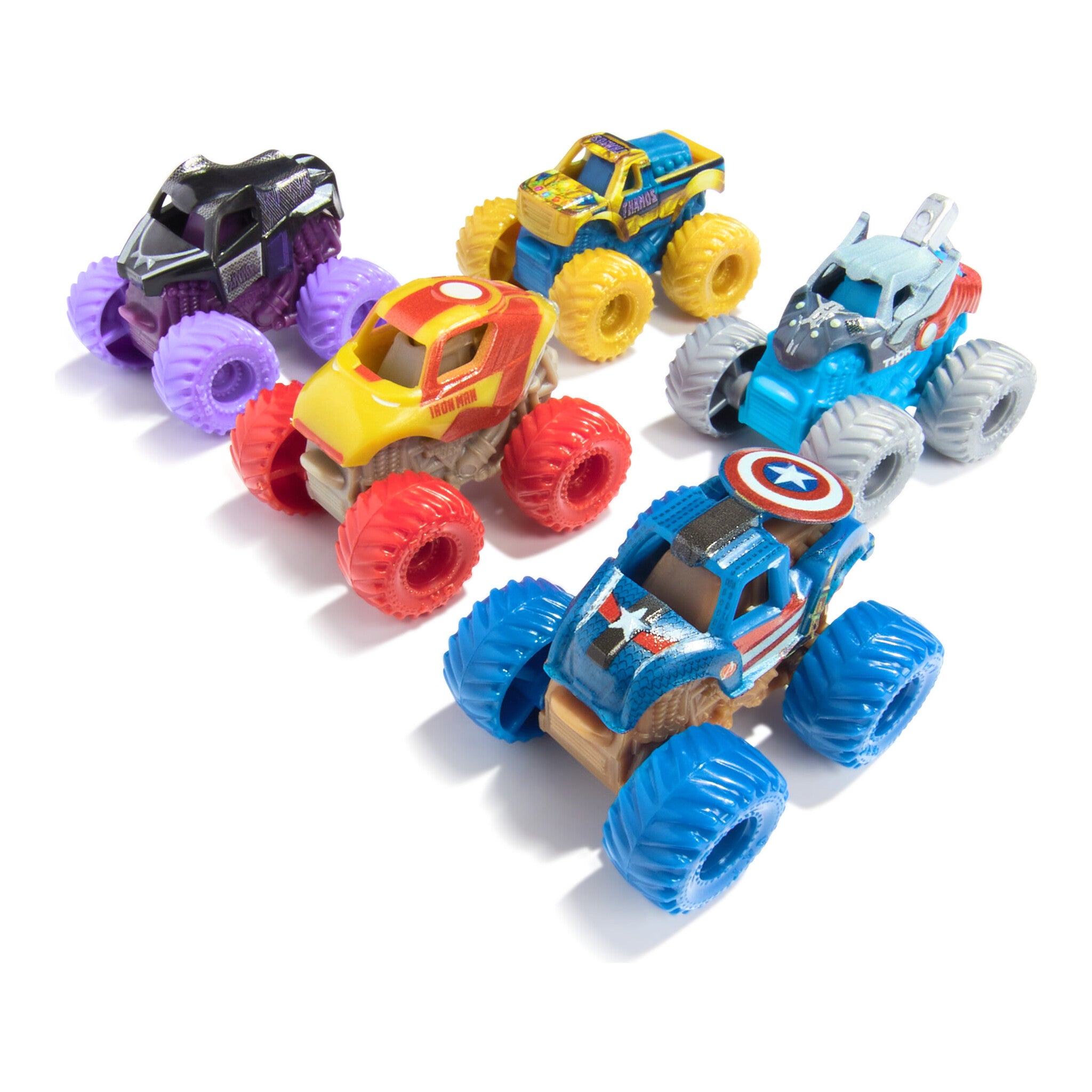 Monster Jam Mini 5-Pack Monster Trucks with Mystery Vehicle