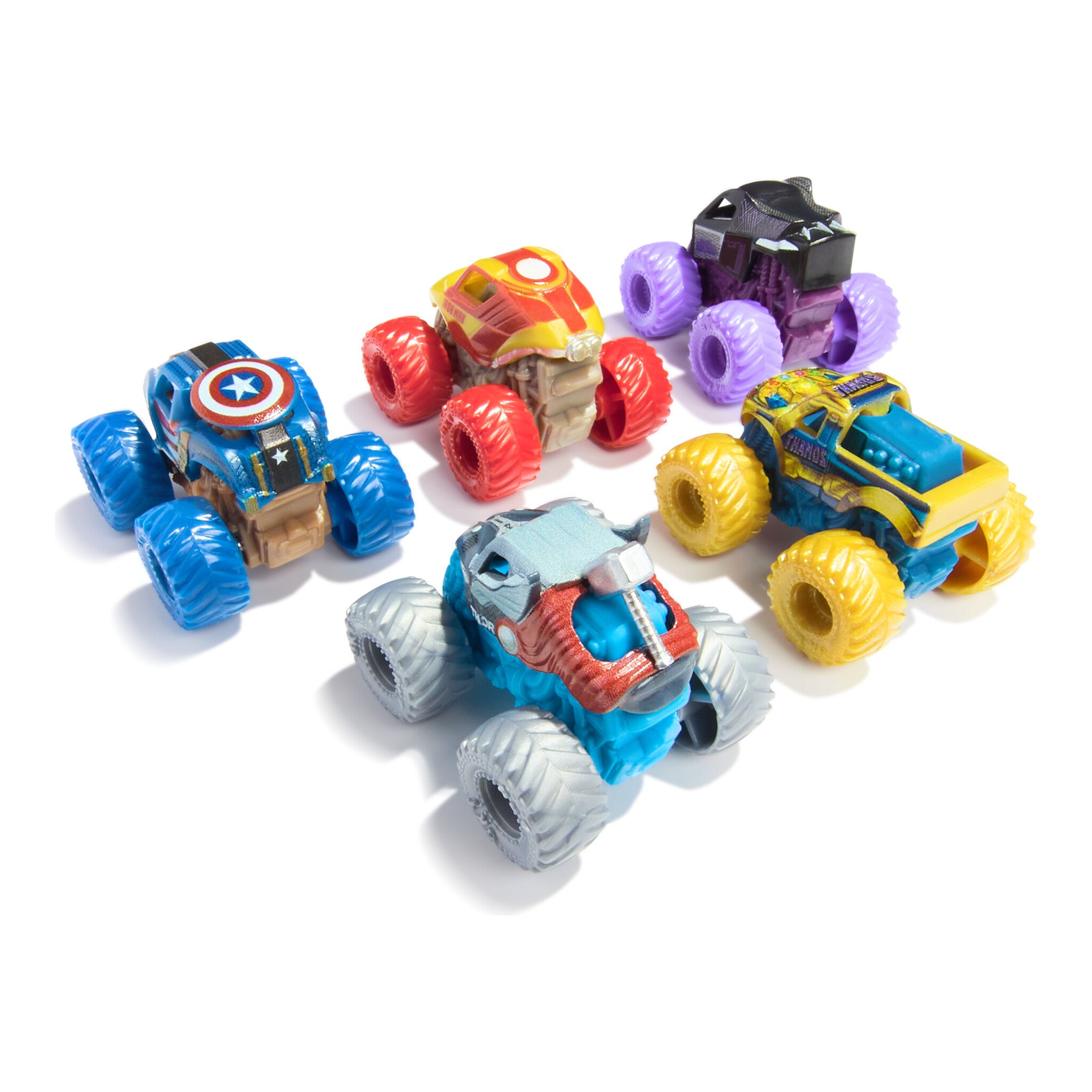 Monster Jam Mini 5-Pack Monster Trucks with Mystery Vehicle