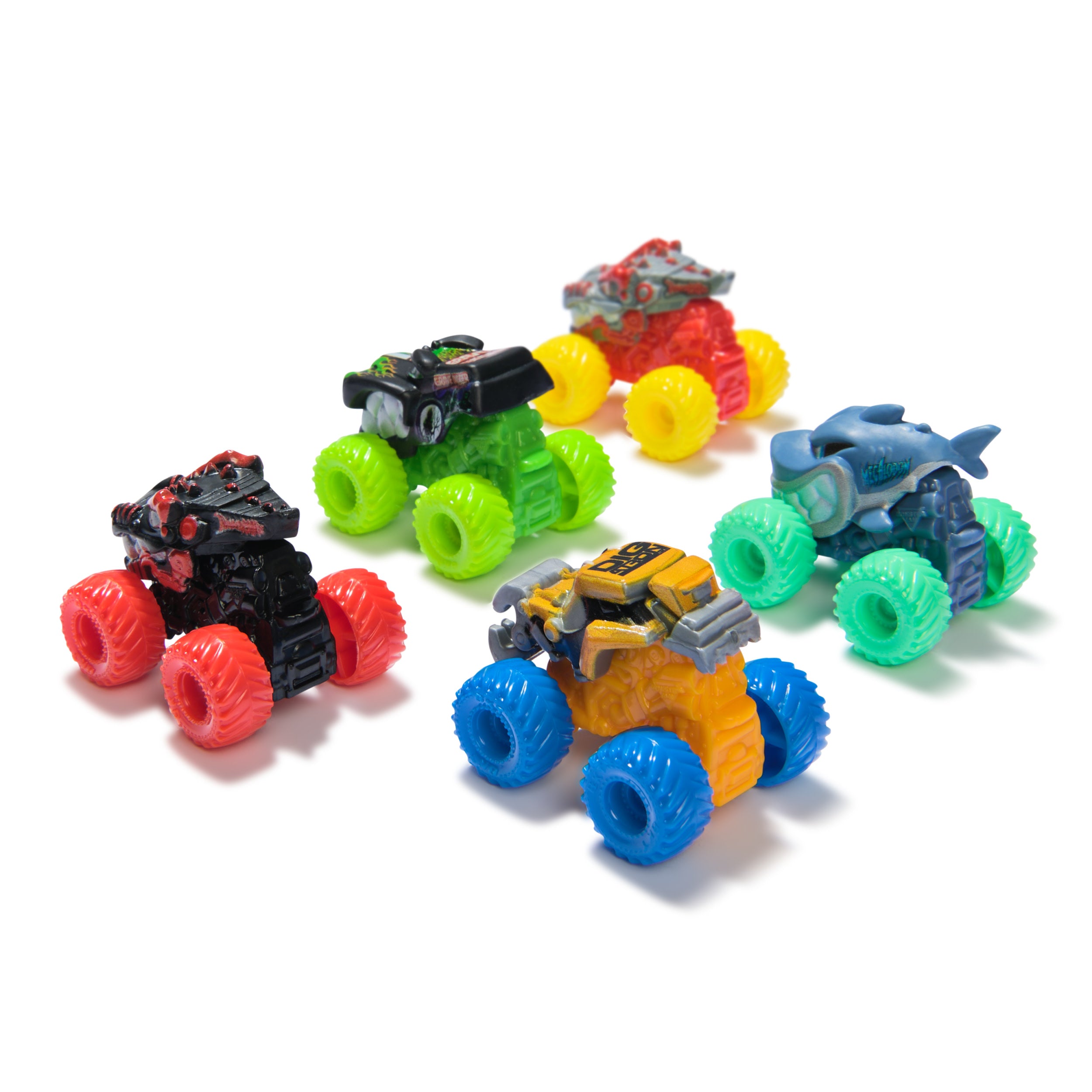 Monster Jam Mini 5-Pack Monster Trucks with Mystery Vehicle