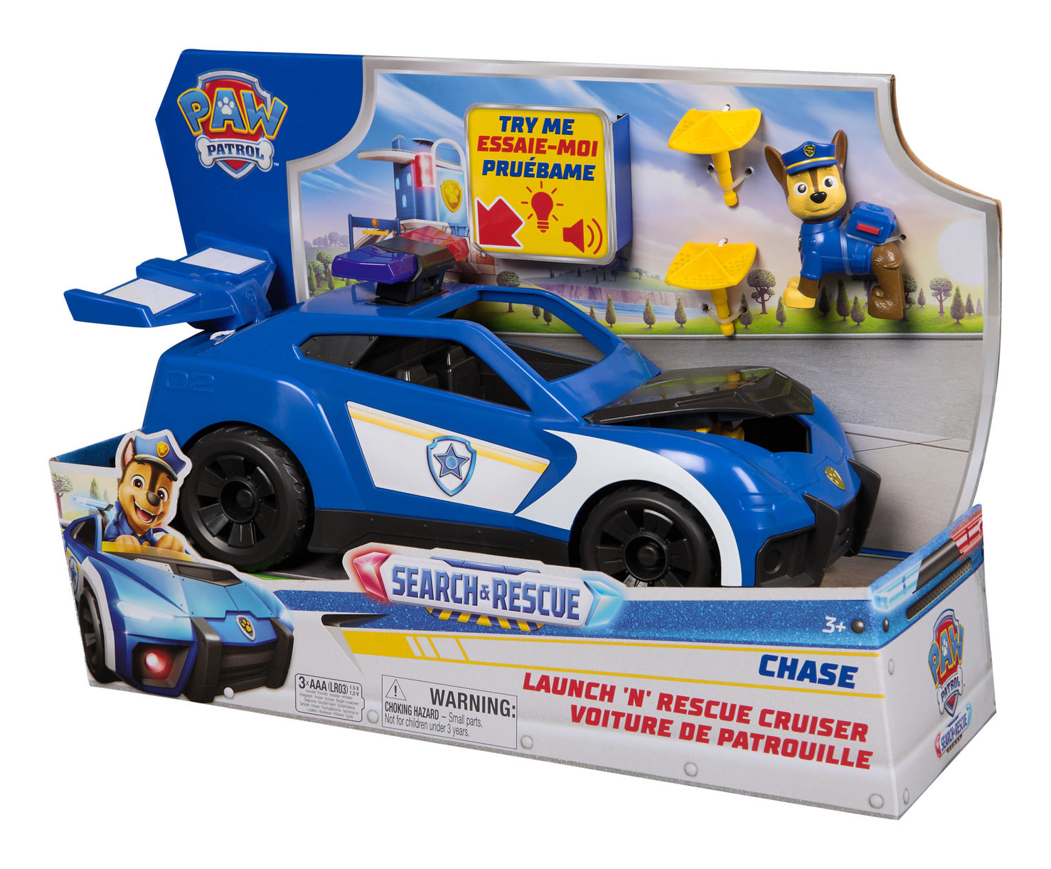 PAW Patrol Search & Rescue Chase Launch 'N' Rescue Cruiser