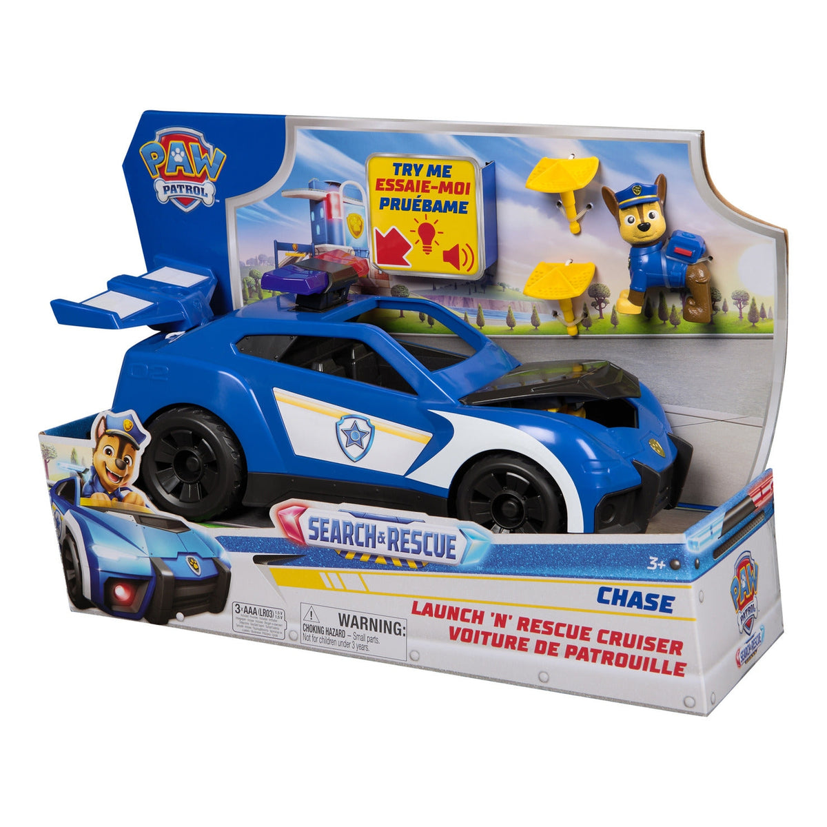 PAW Patrol Search & Rescue Chase Launch 'N' Rescue Cruiser