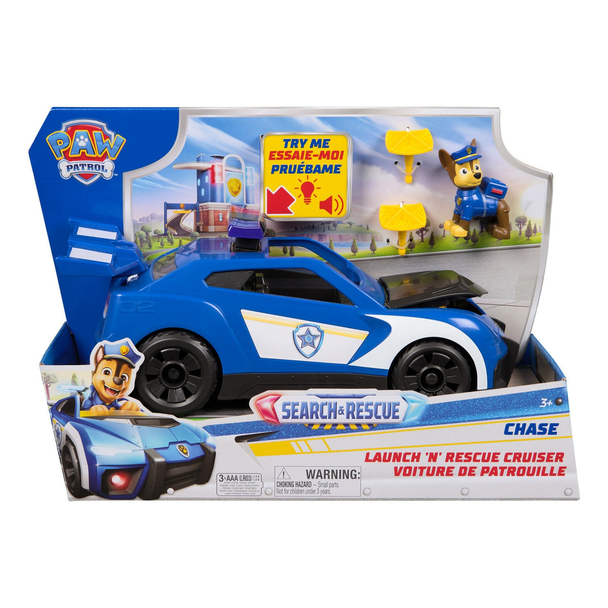 PAW Patrol Search & Rescue Chase Launch 'N' Rescue Cruiser