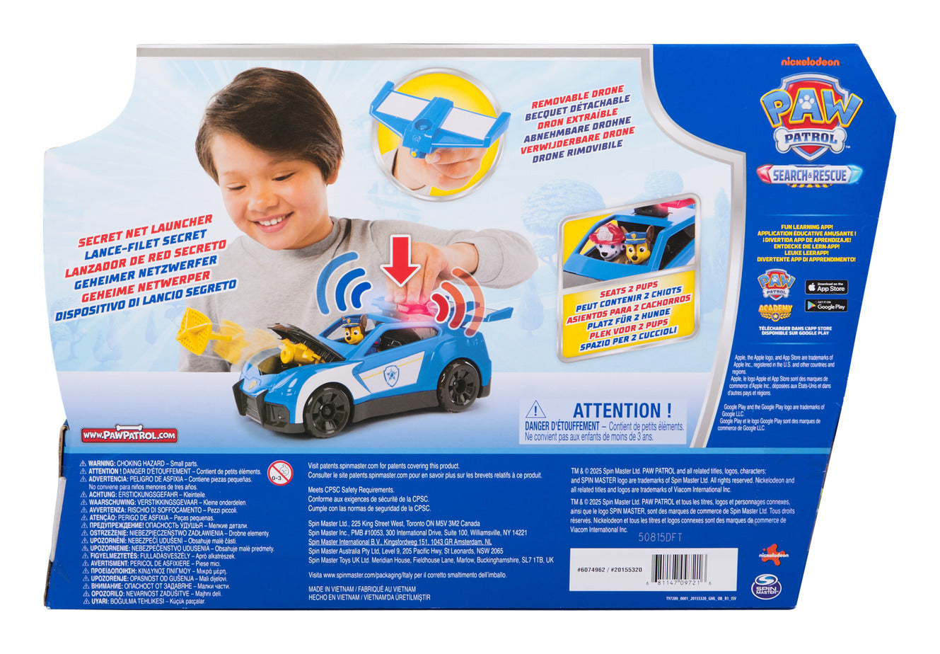 PAW Patrol Search & Rescue Chase Launch 'N' Rescue Cruiser
