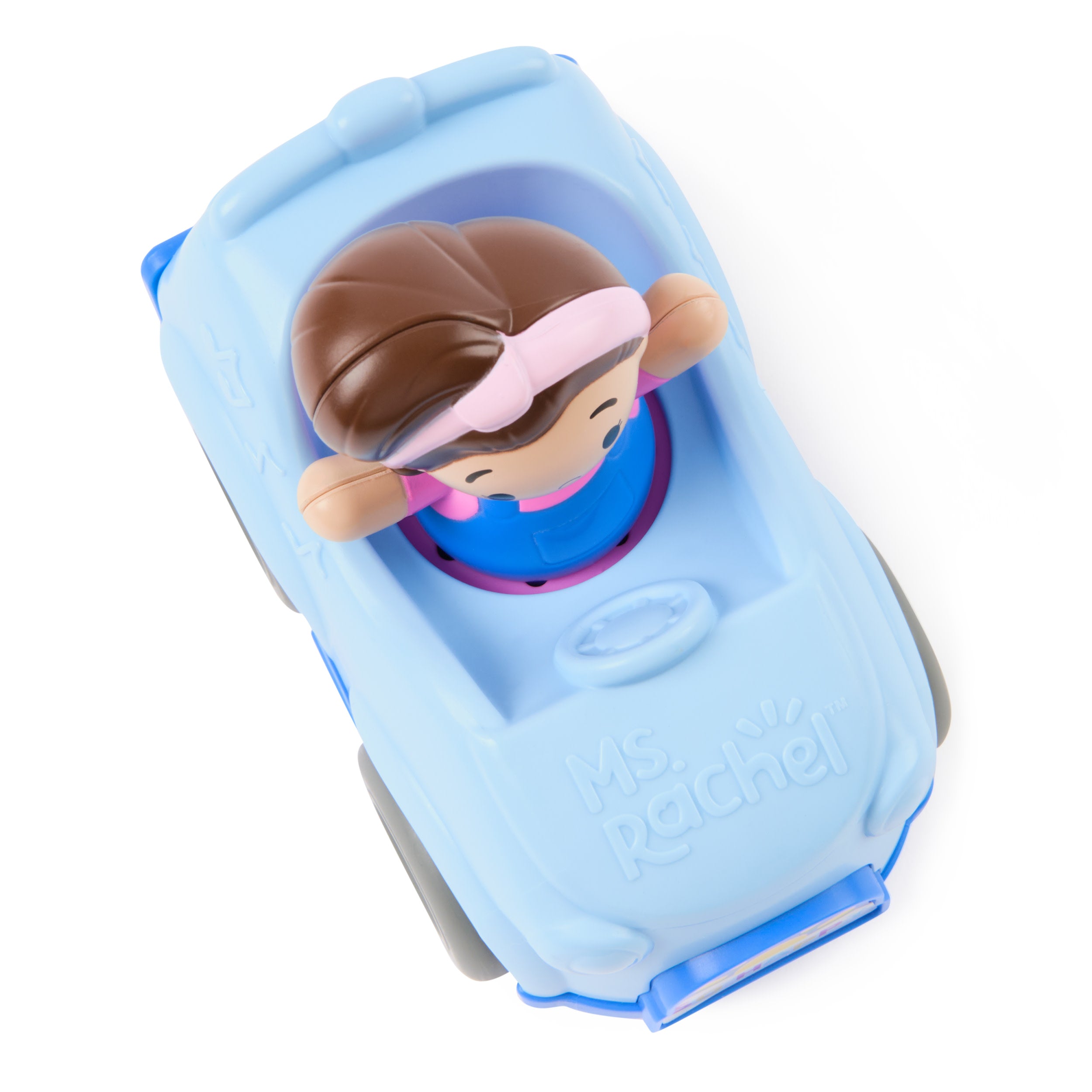 Ms. Rachel 1-2-3 Roll! Pull-Back Vehicle with Figure