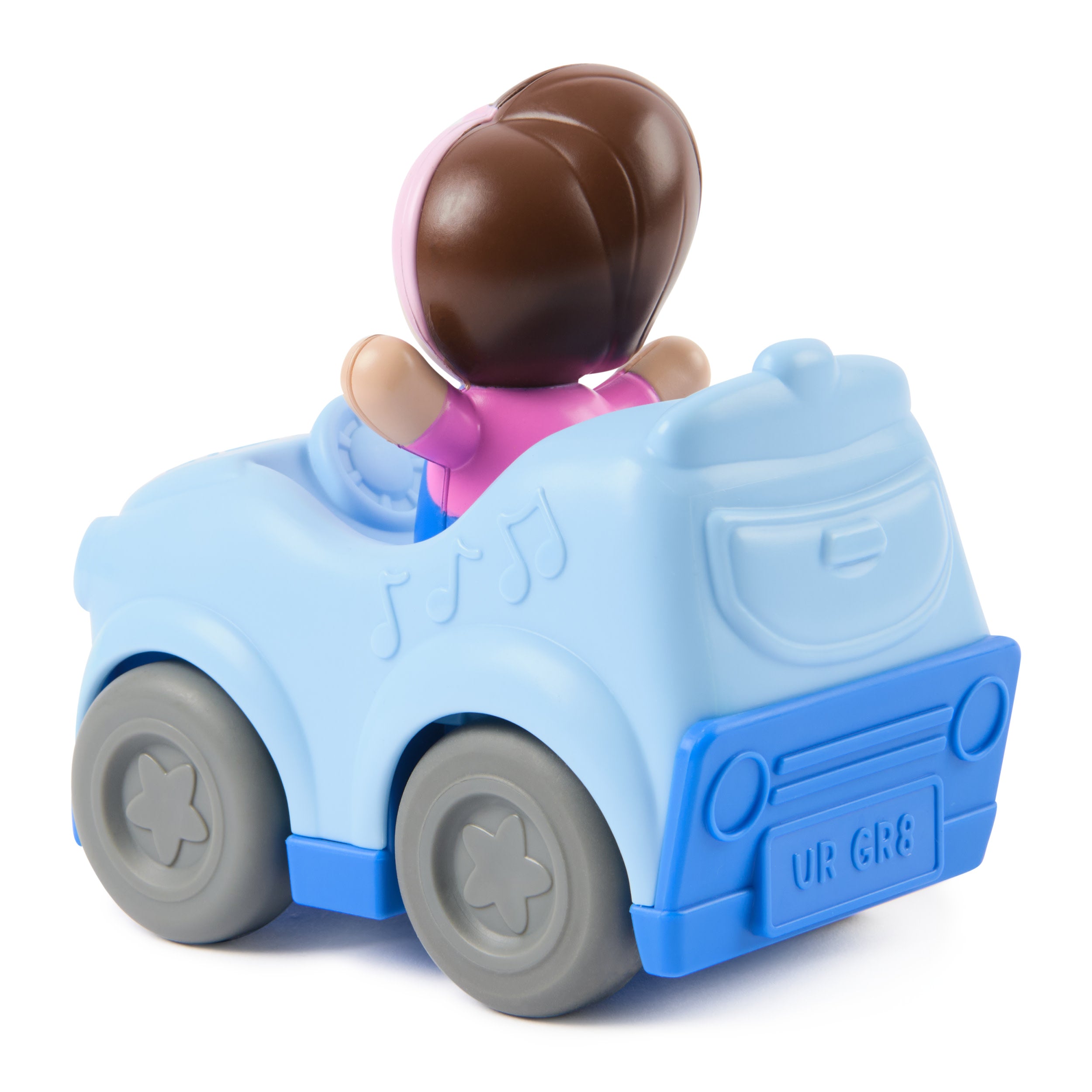 Ms. Rachel 1-2-3 Roll! Pull-Back Vehicle with Figure