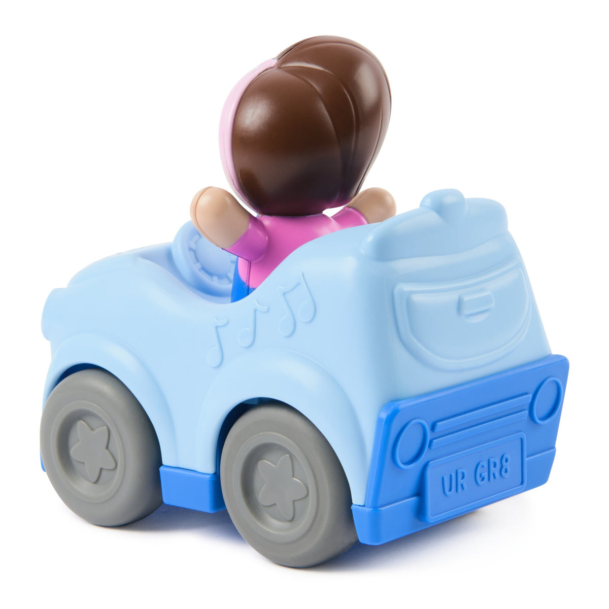 Ms. Rachel 1-2-3 Roll! Pull-Back Vehicle with Figure