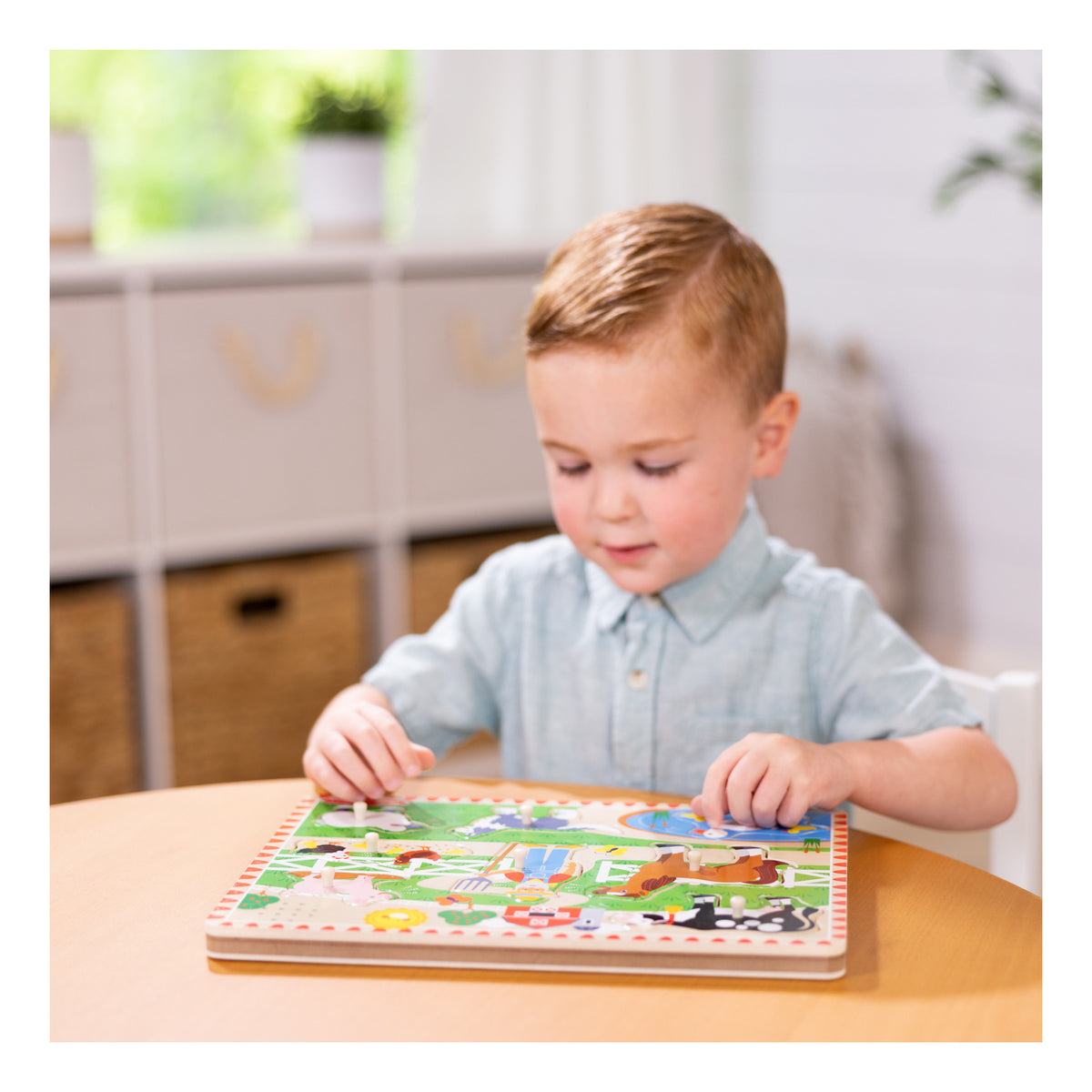 Melissa & Doug Sound Puzzle Astd In Tray Educational Toy
