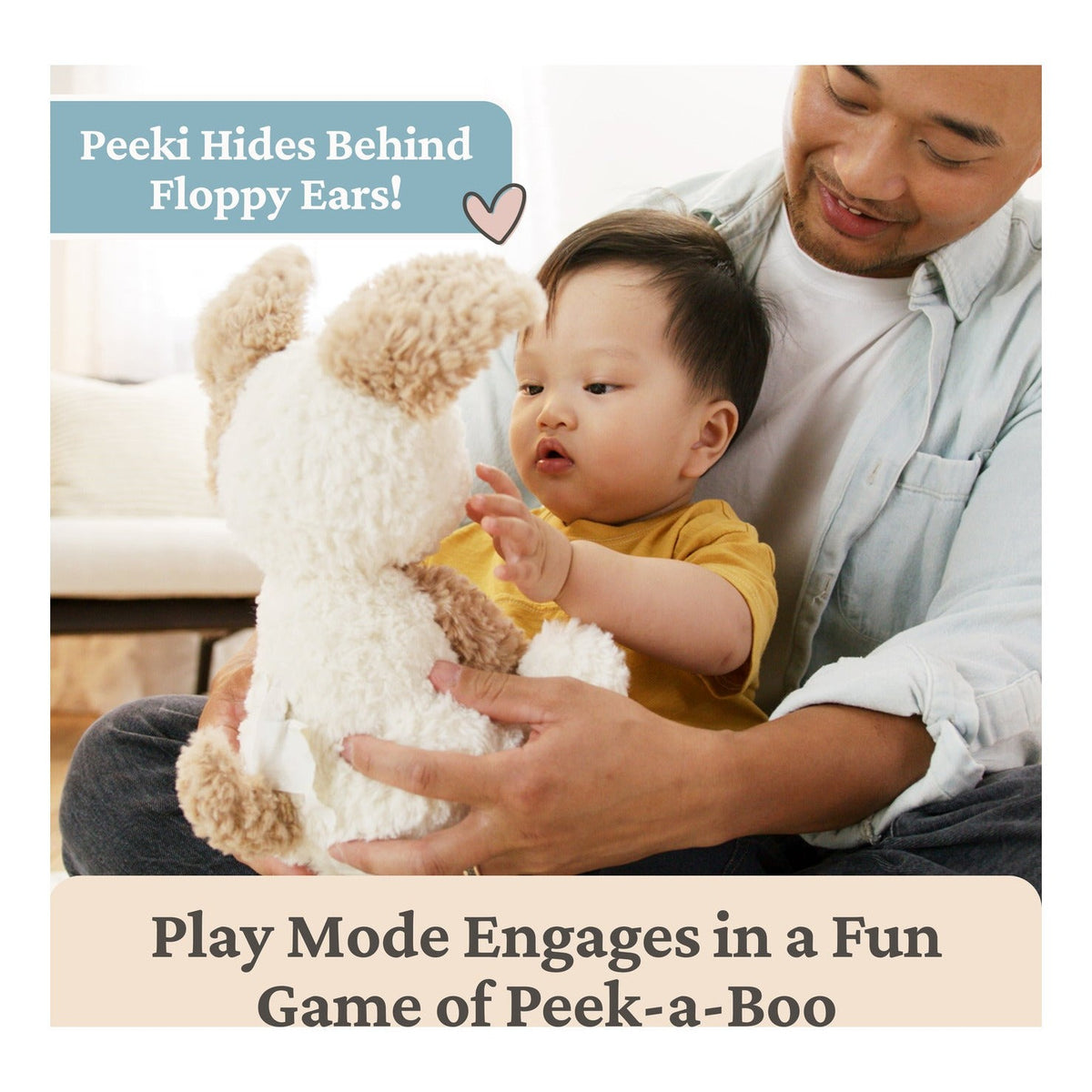 GUND Peeki the Puppy Animated Interactive Plush Toy