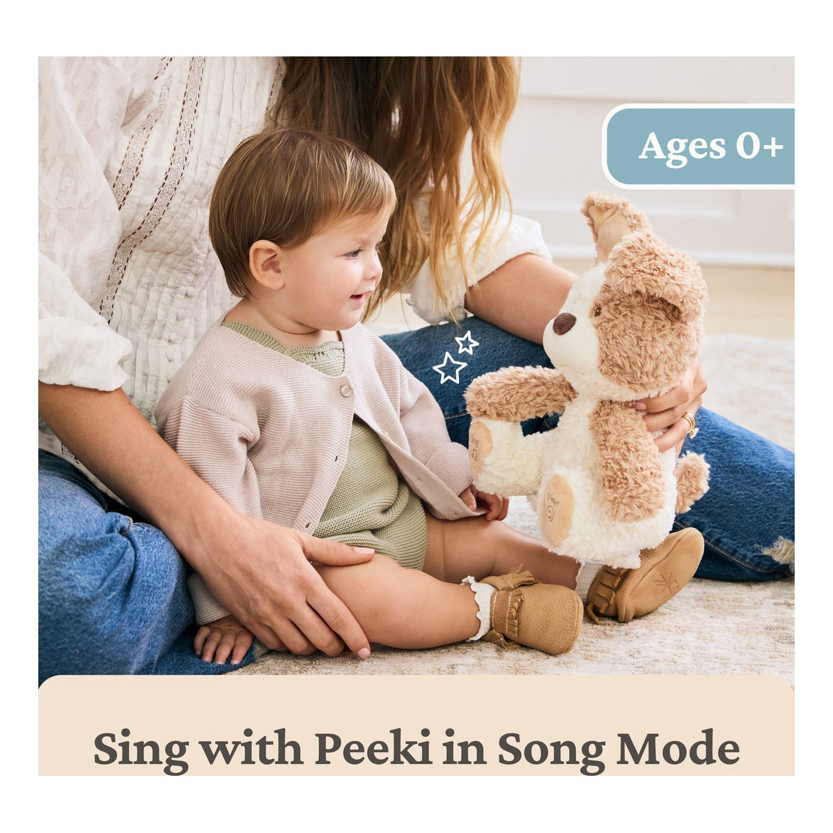 GUND Peeki the Puppy Animated Interactive Plush Toy