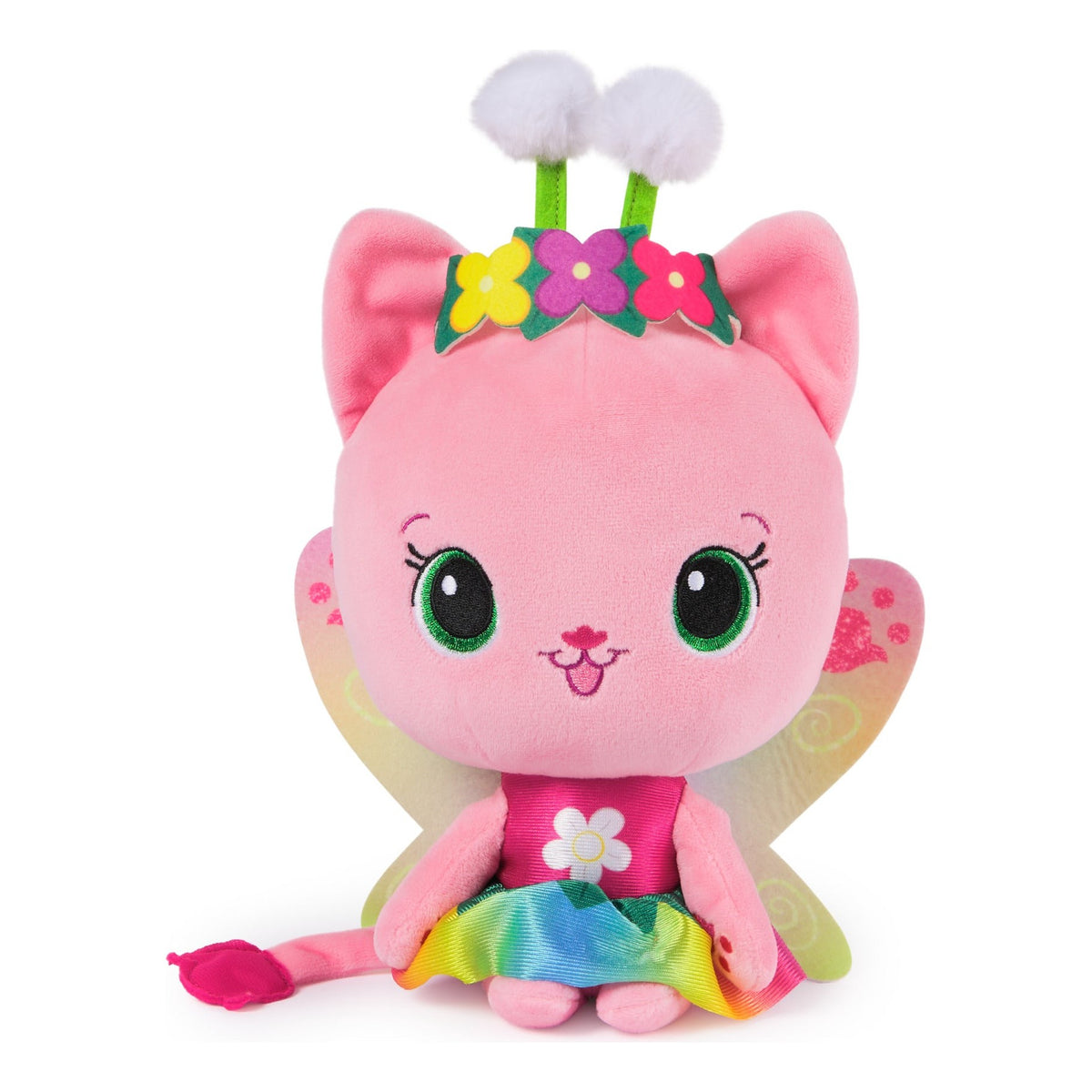 Gabby's Dollhouse Rainbow Light-Up Kitty Fairy Plush