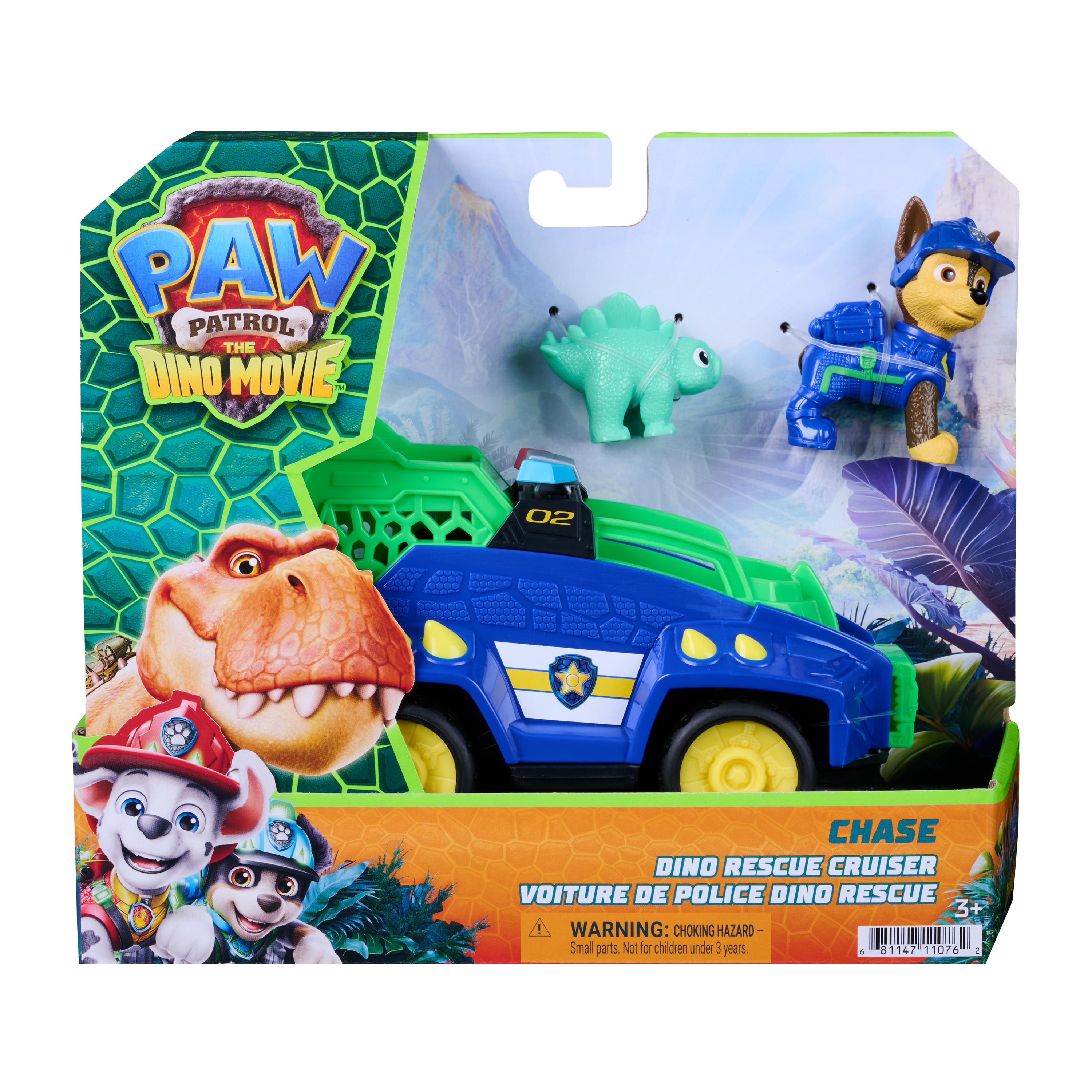 PAW Patrol The Dino Movie Chase Dino Rescue Cruiser with Figures
