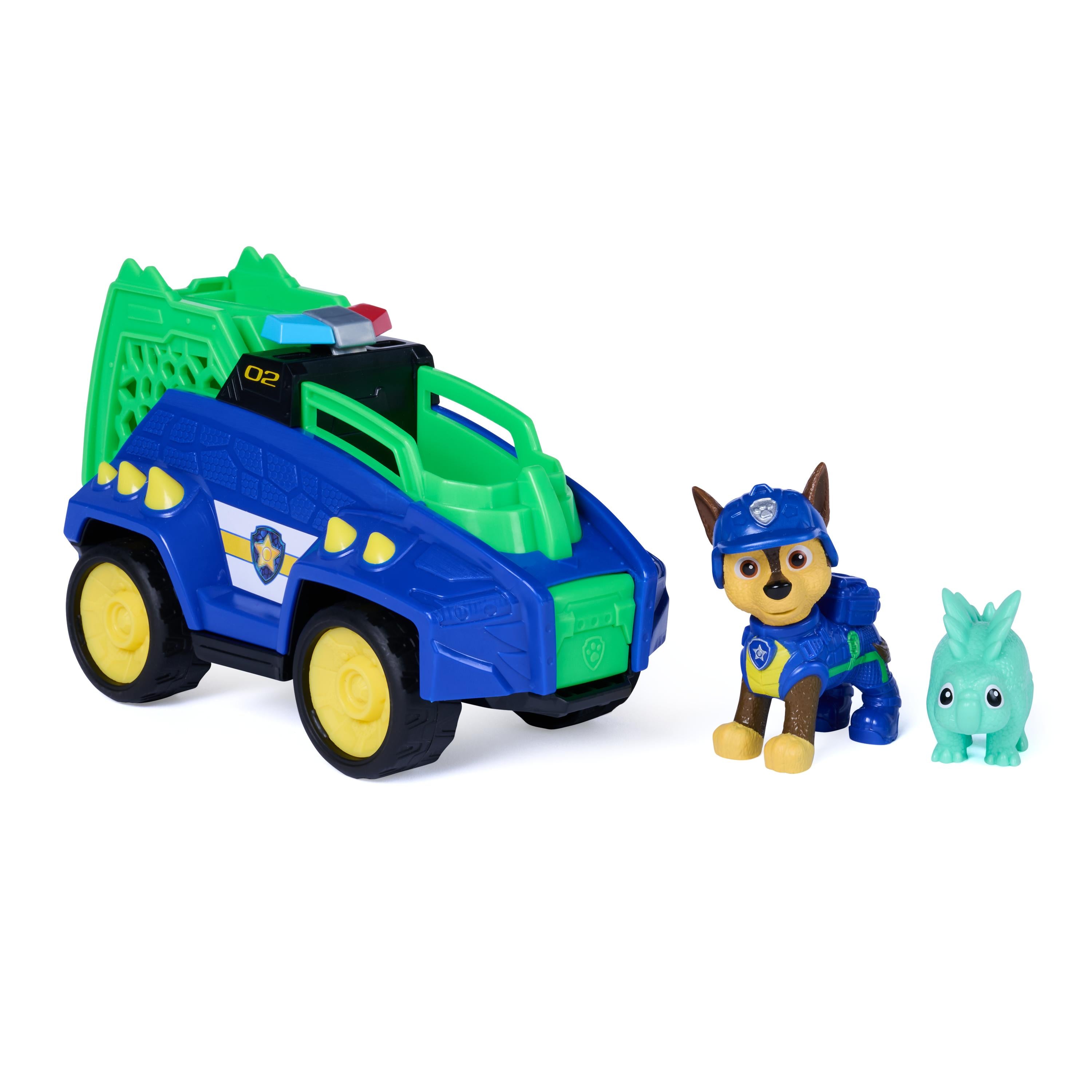 PAW Patrol The Dino Movie Chase Dino Rescue Cruiser with Figures