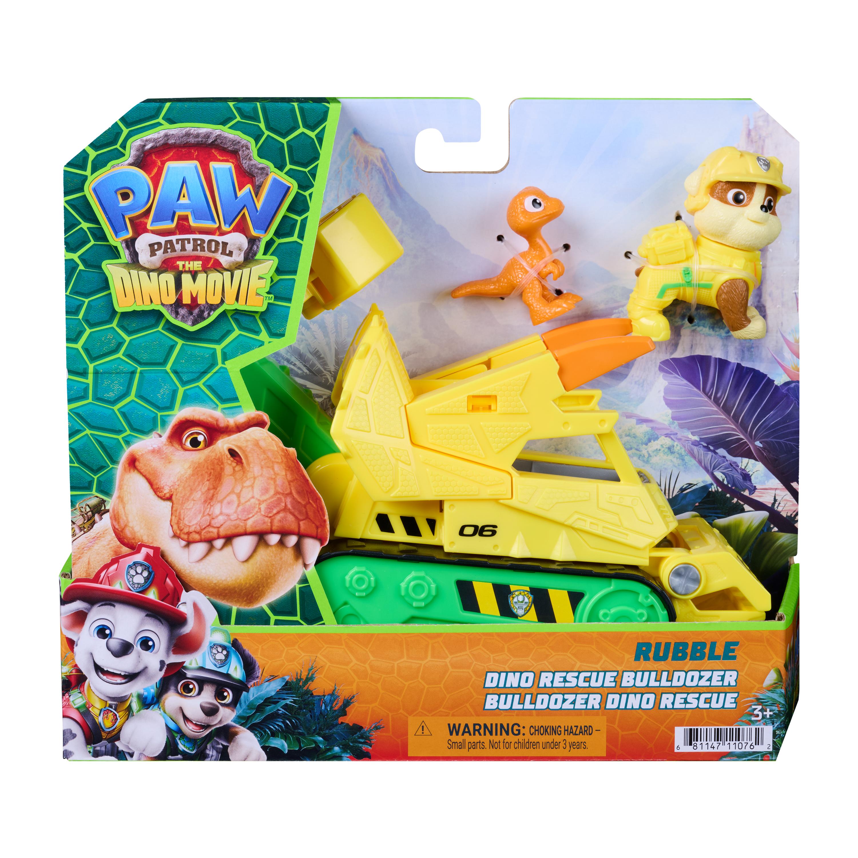 PAW Patrol The Dino Movie Rubble Dino Rescue Bulldozer