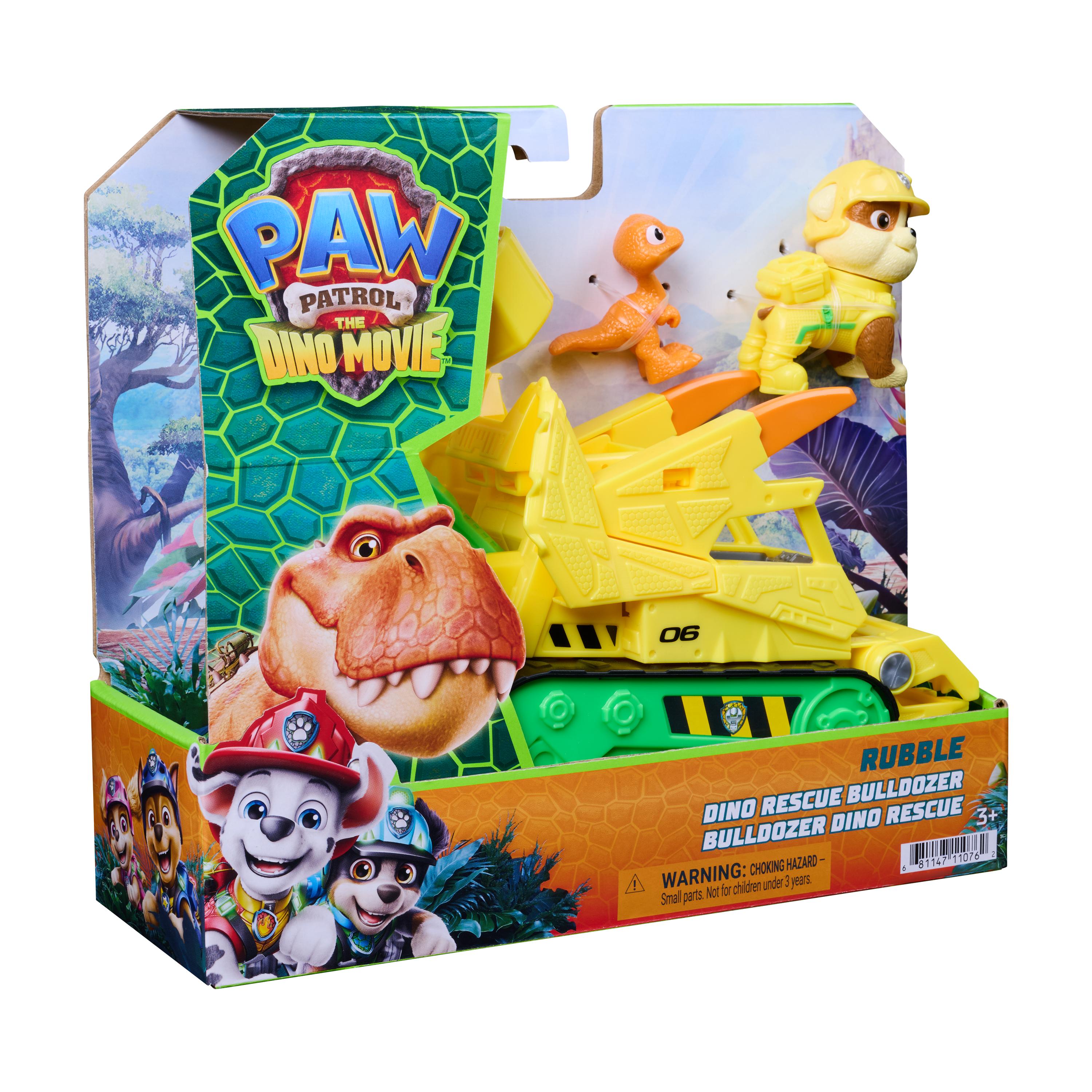PAW Patrol The Dino Movie Rubble Dino Rescue Bulldozer