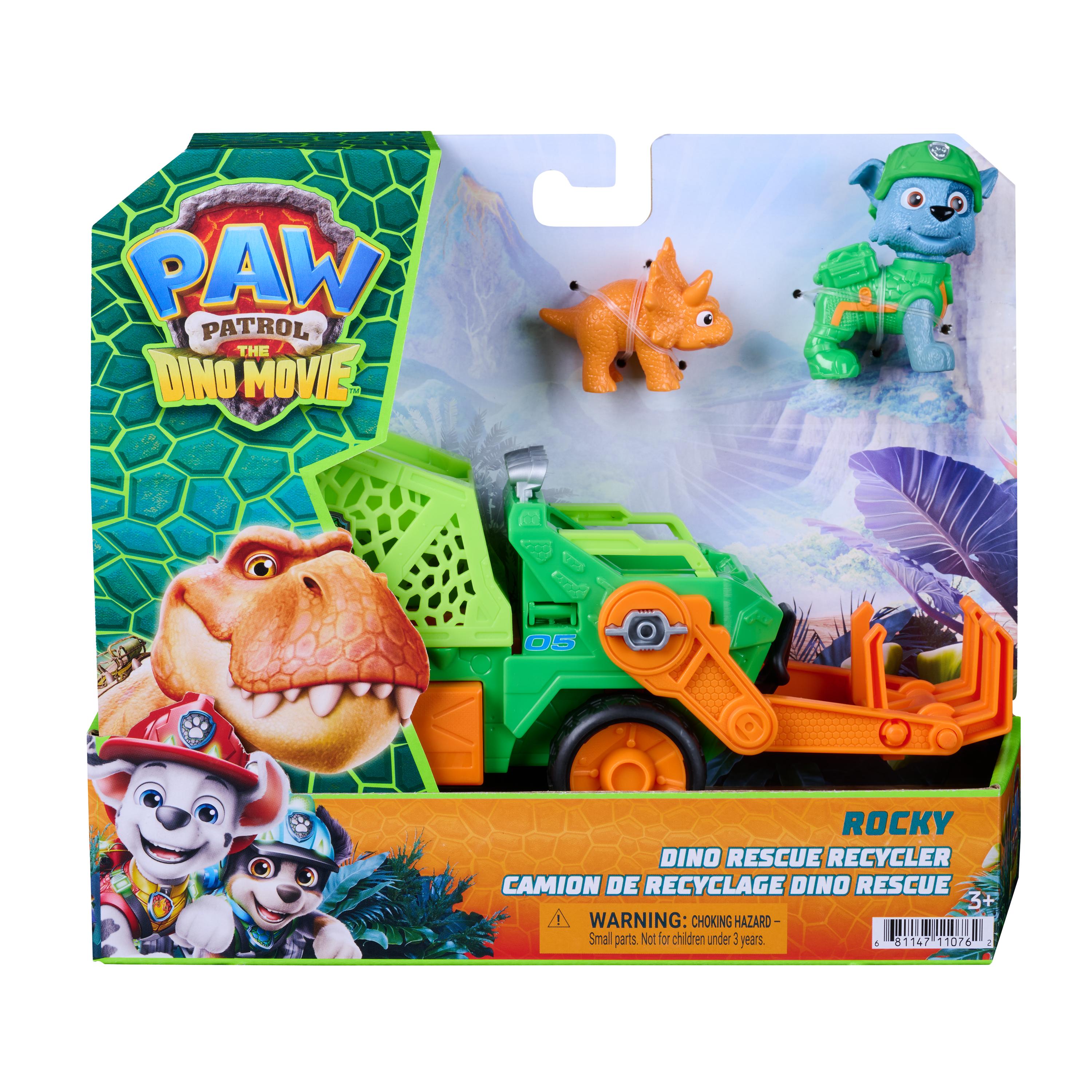 PAW Patrol: The Dino Movie Rocky Dino Rescue Recycler Vehicle