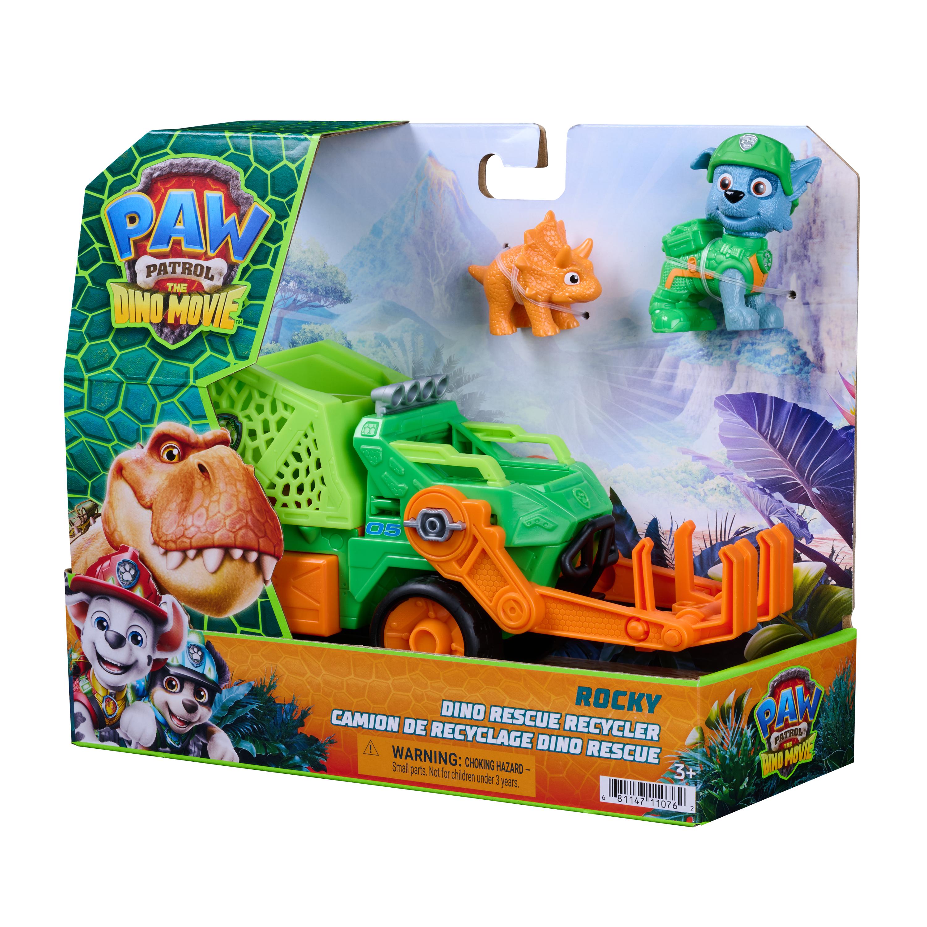 PAW Patrol: The Dino Movie Rocky Dino Rescue Recycler Vehicle