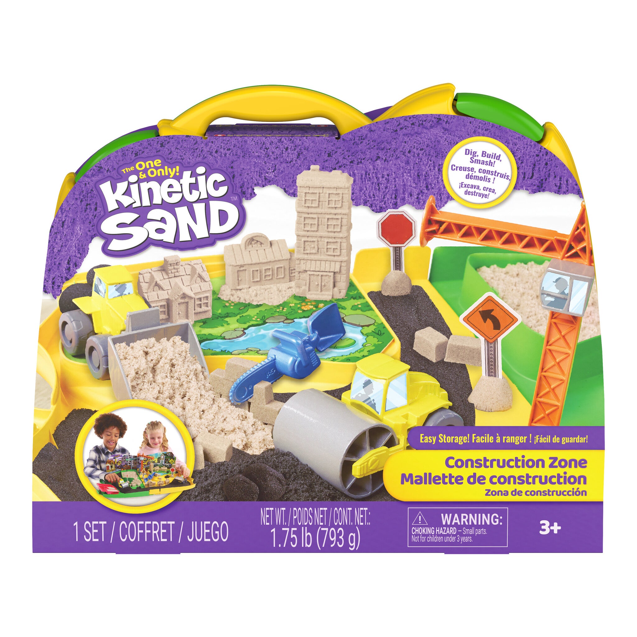 Kinetic Sand Construction Zone Playset
