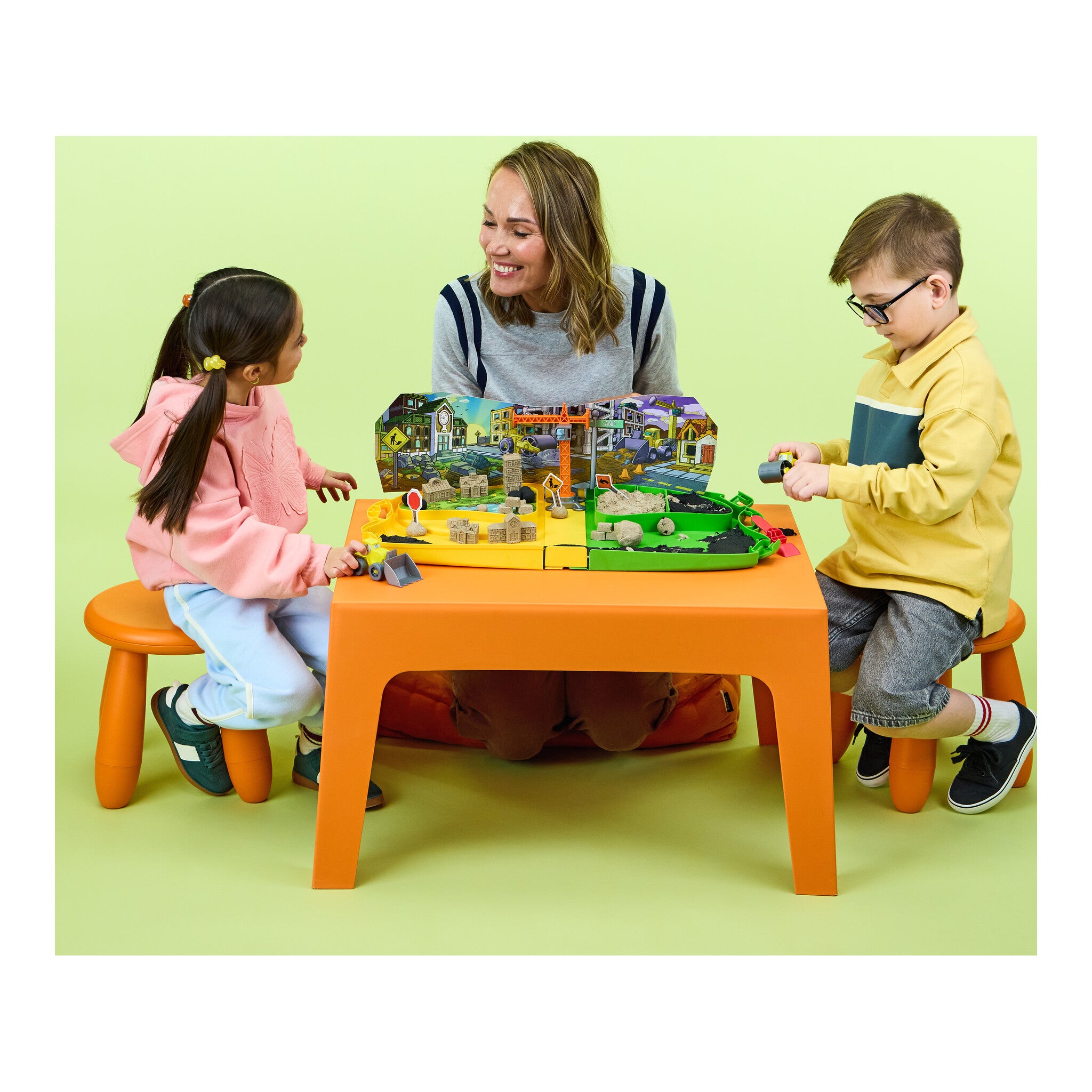 Kinetic Sand Construction Zone Playset