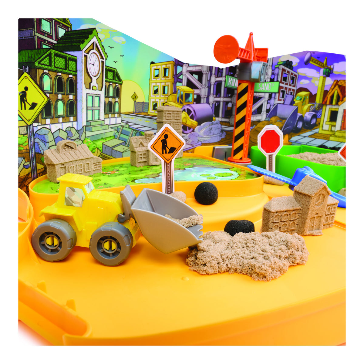Kinetic Sand Construction Zone Playset