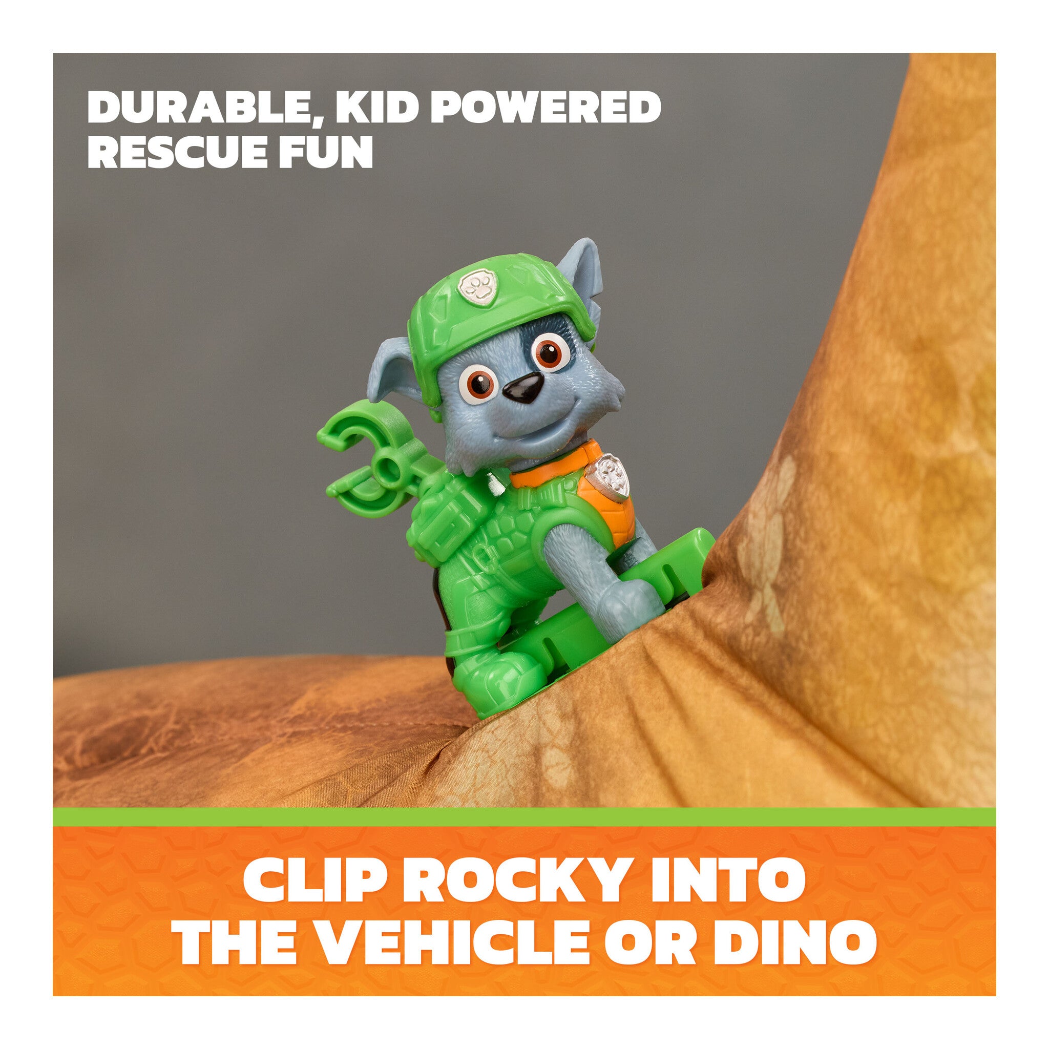 PAW Patrol Megasaurus Dino Vehicle with Inflatable Dinosaur and Rocky