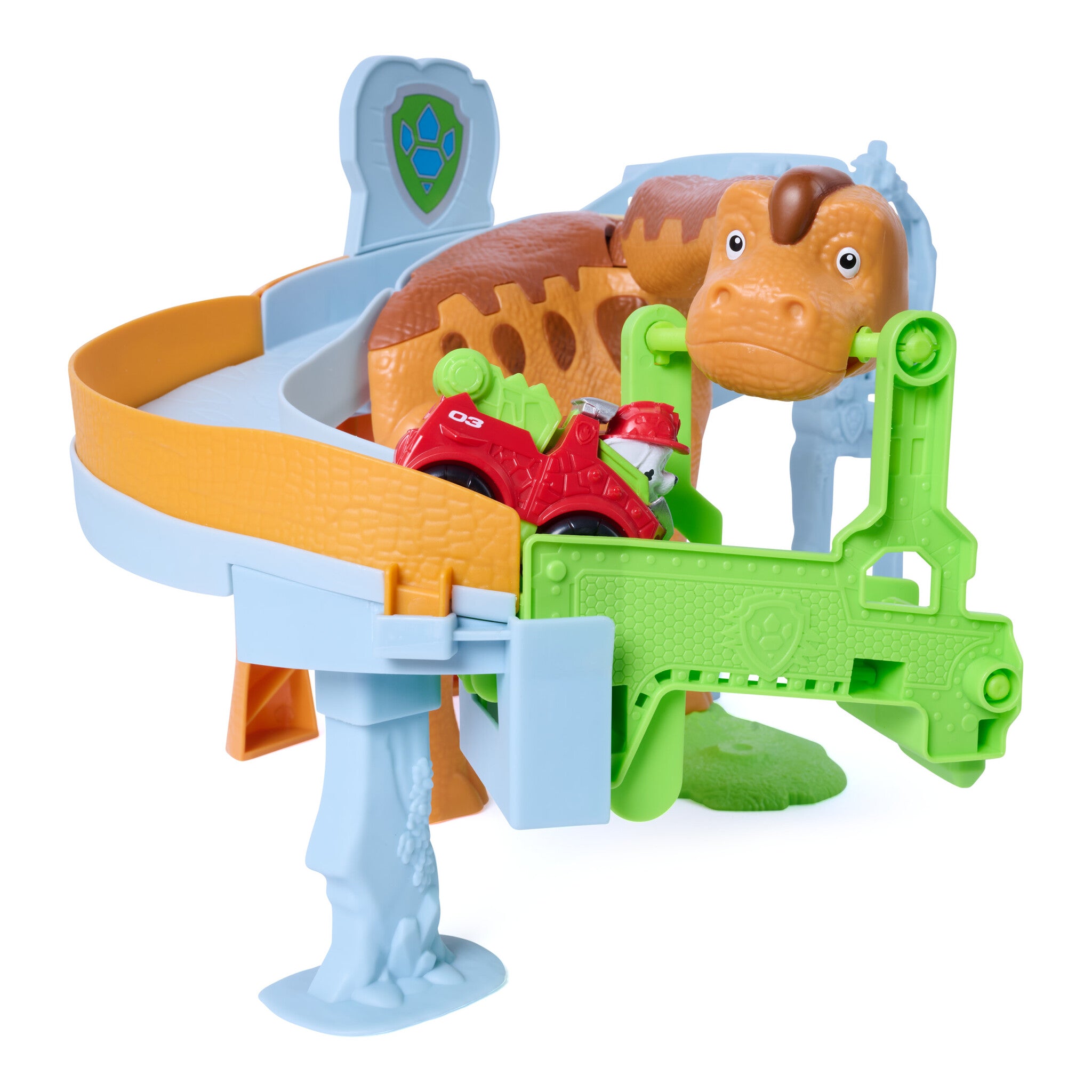 PAW Patrol Dino Movie Pup Squad Lift & Roar Playset with Marshall