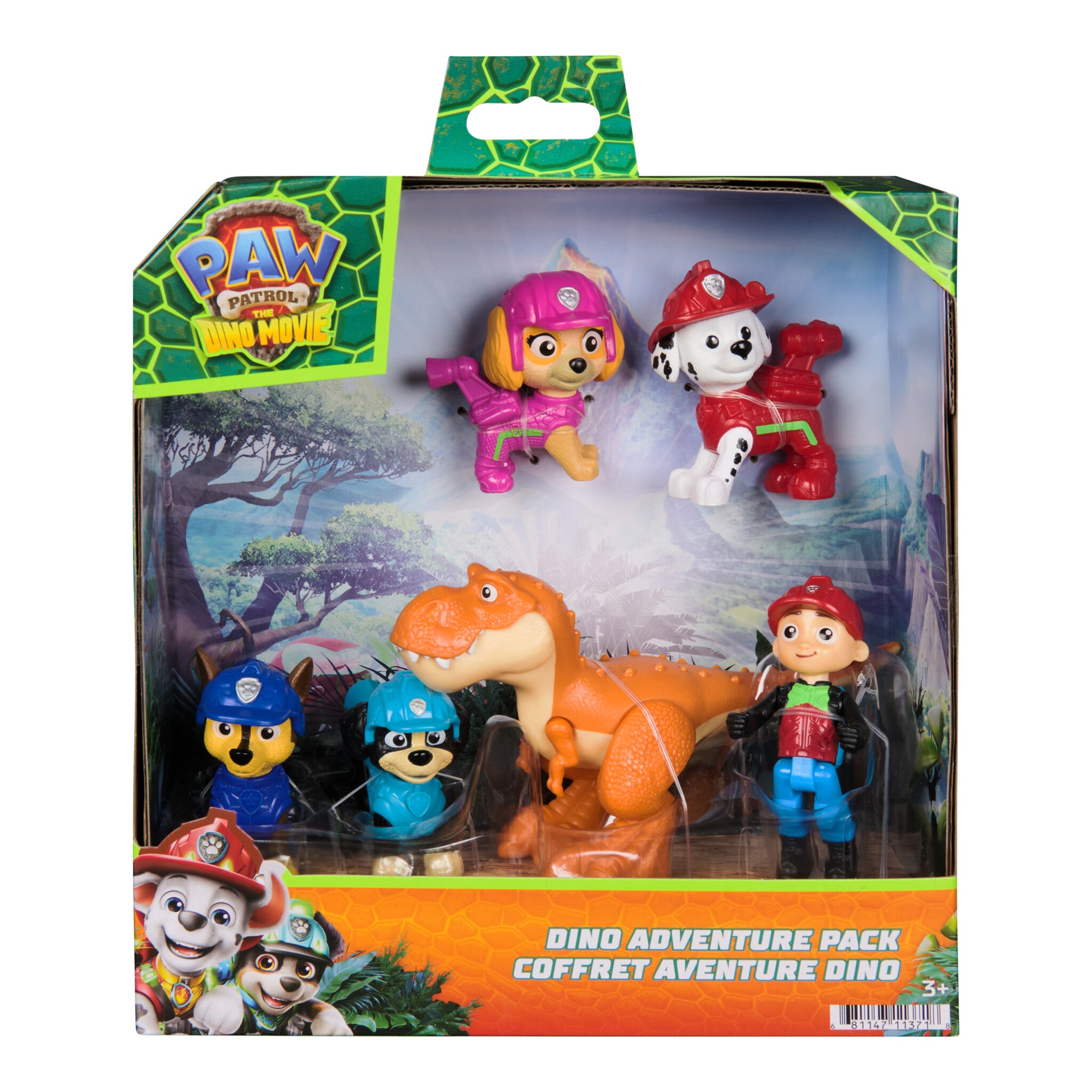 PAW Patrol: The Dino Movie Dino Adventure Pack 6-Figure Set