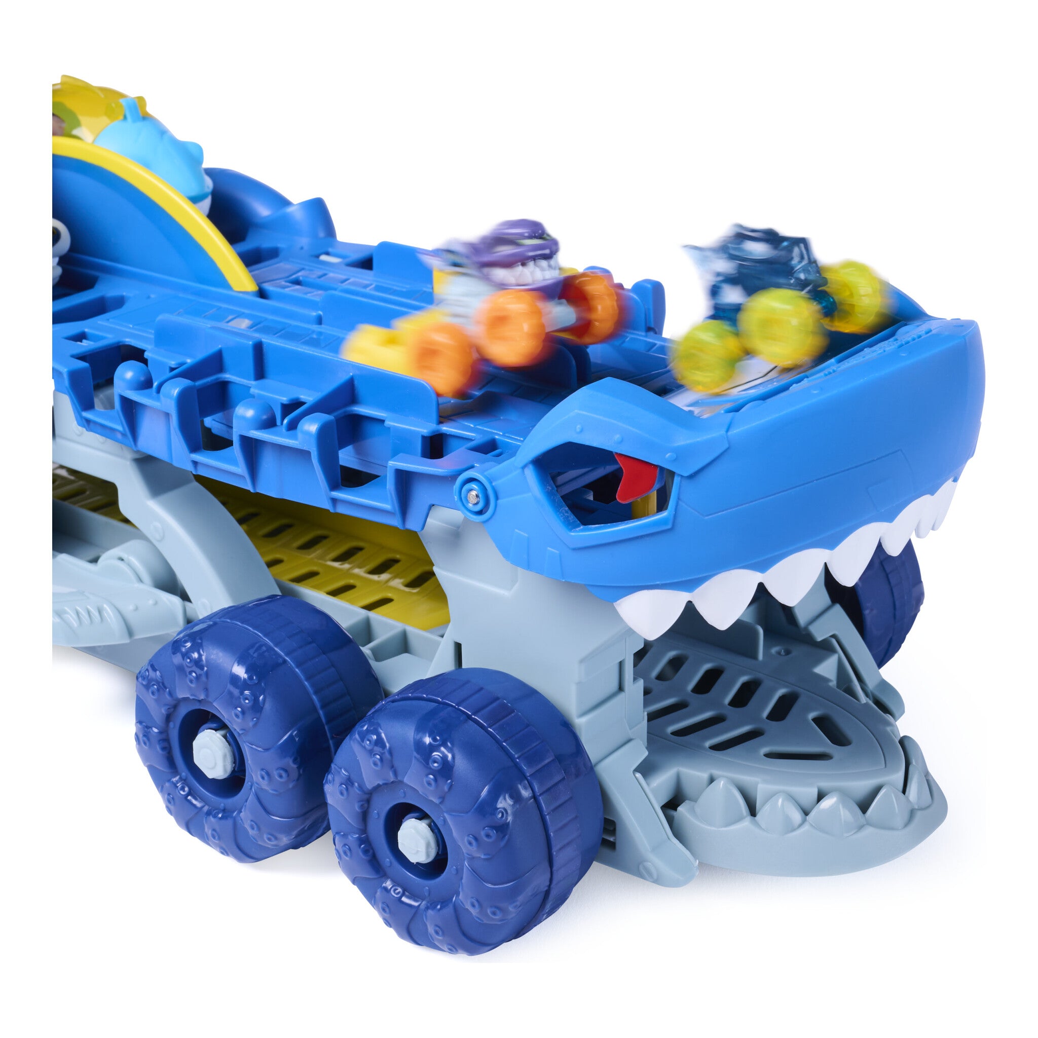 Monster Jam Mini Jams Megalodon Carrier Playset