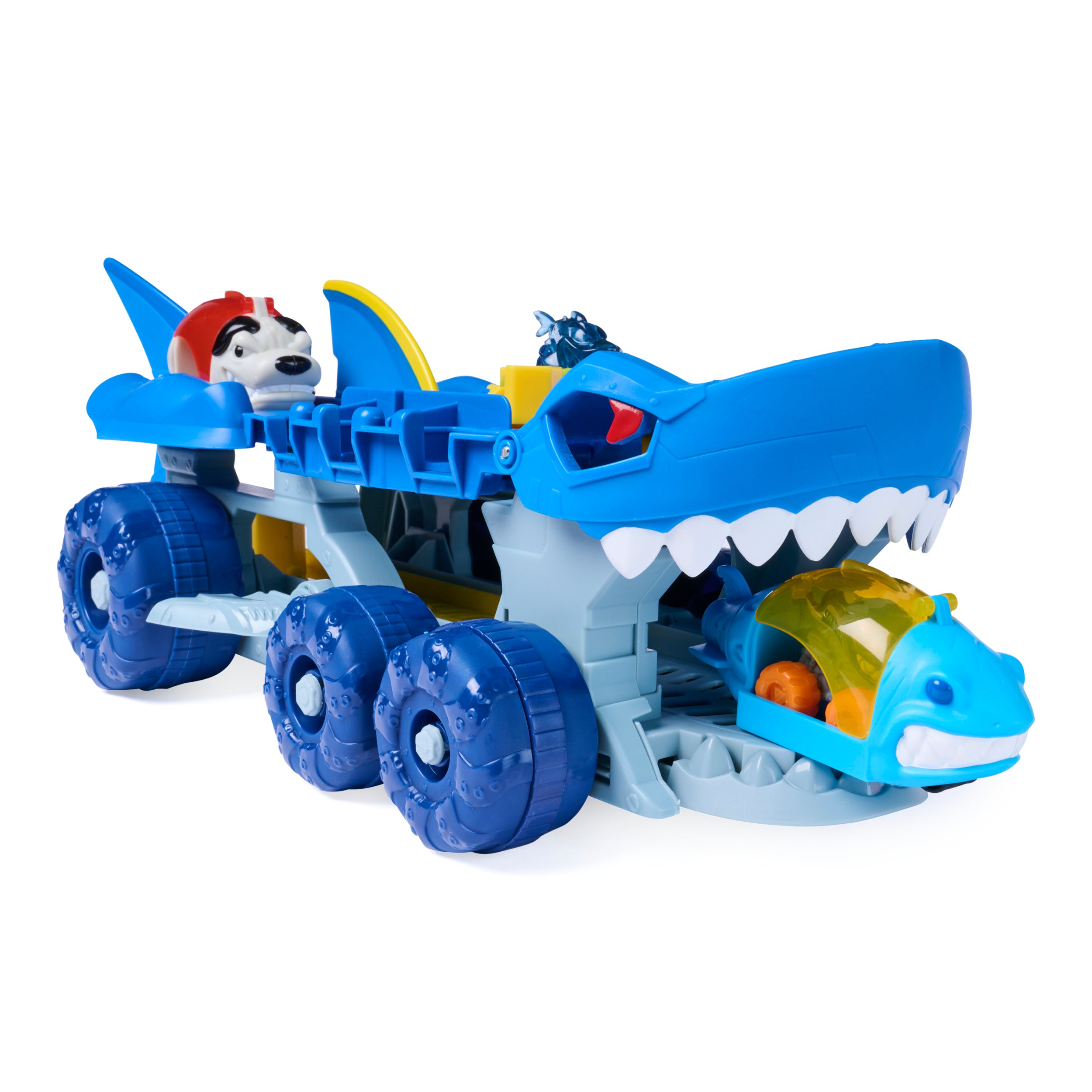 Monster Jam Mini Jams Megalodon Carrier Playset