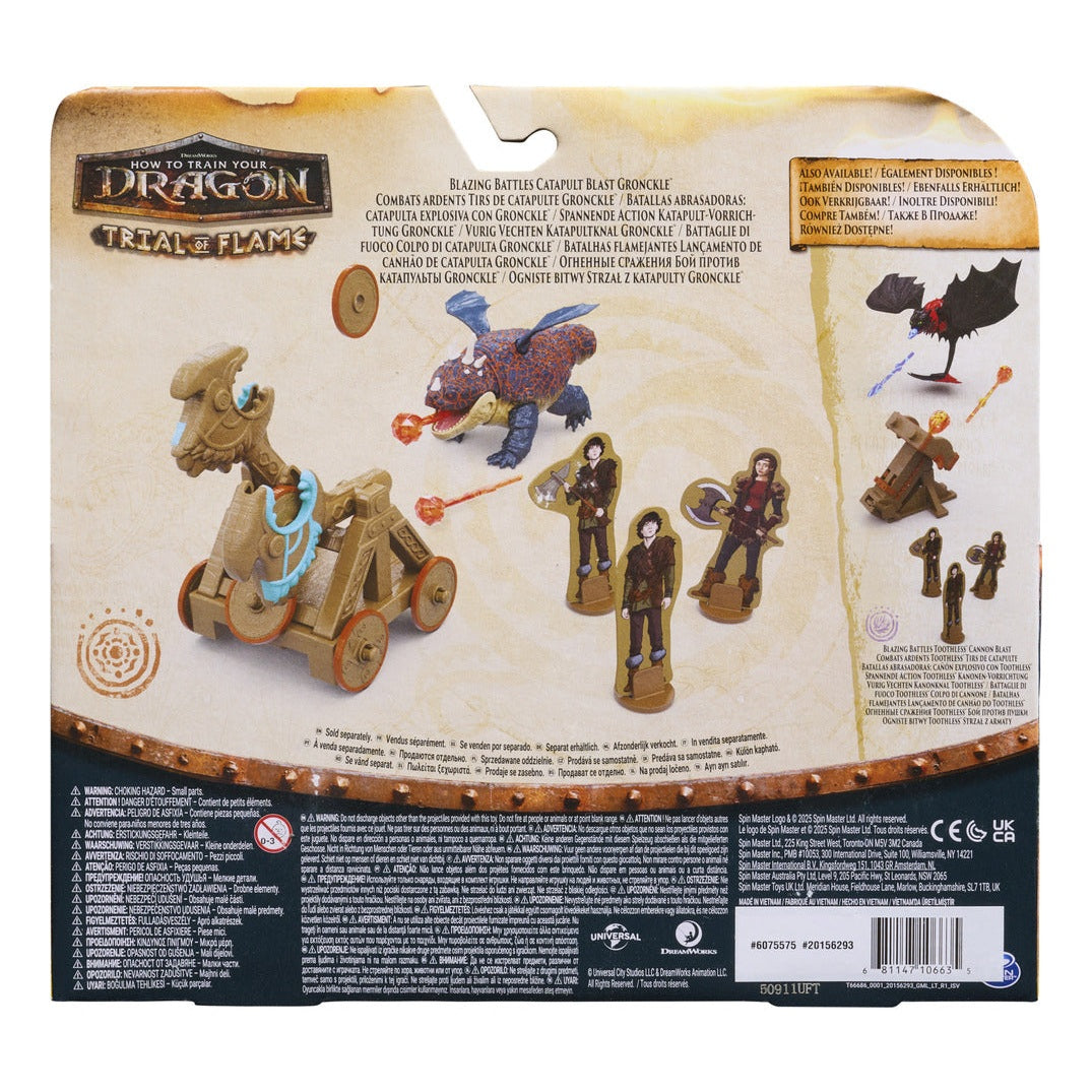 DreamWorks Dragons Gronckle Catapult Blast Playset