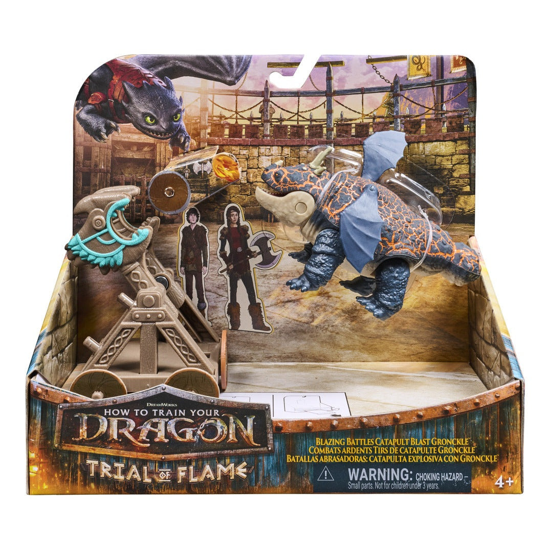 DreamWorks Dragons Gronckle Catapult Blast Playset