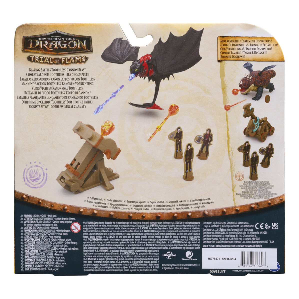 DreamWorks Dragons Toothless Cannon Blast Playset