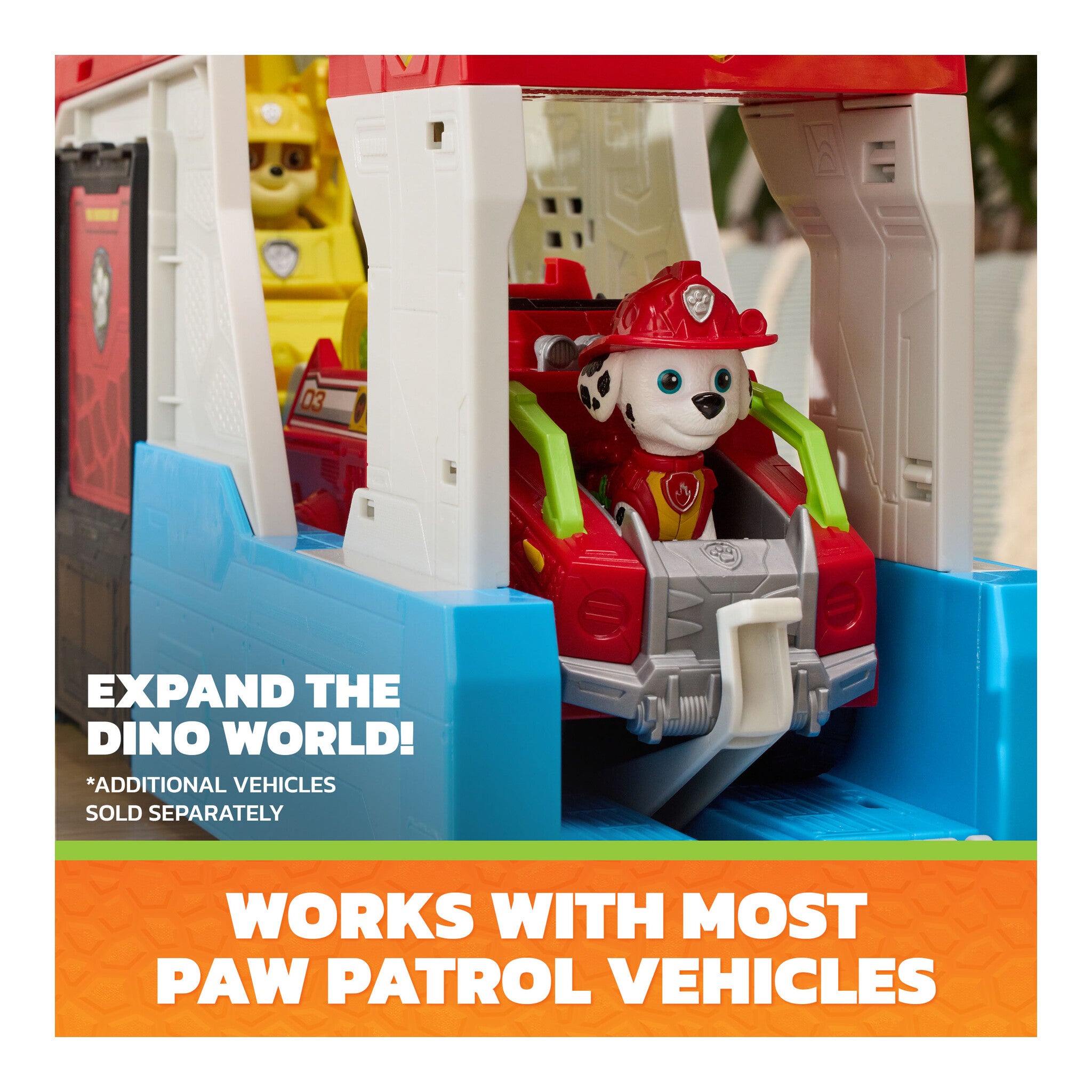 PAW Patrol The Dino Movie Dino Mobile Headquarters Playset