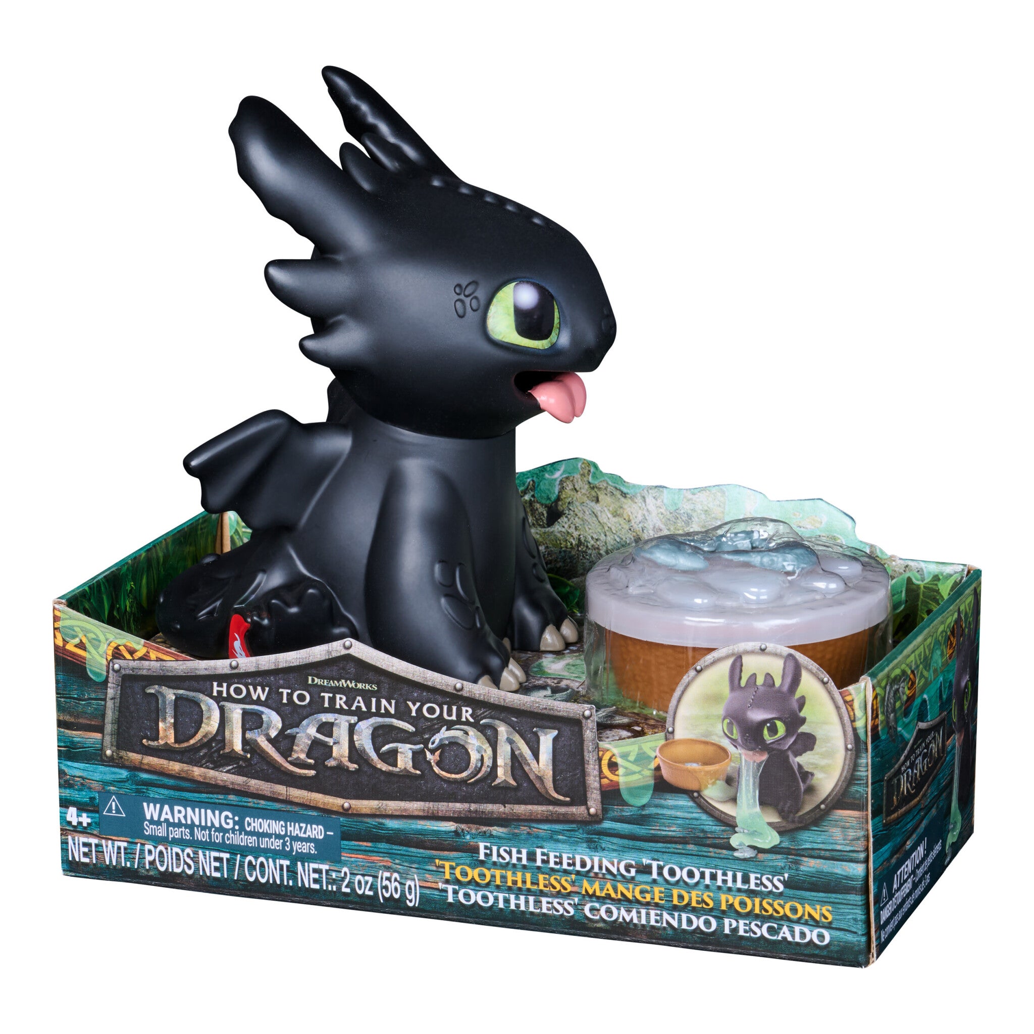 DreamWorks Dragons Fish Feeding Toothless Interactive Toy
