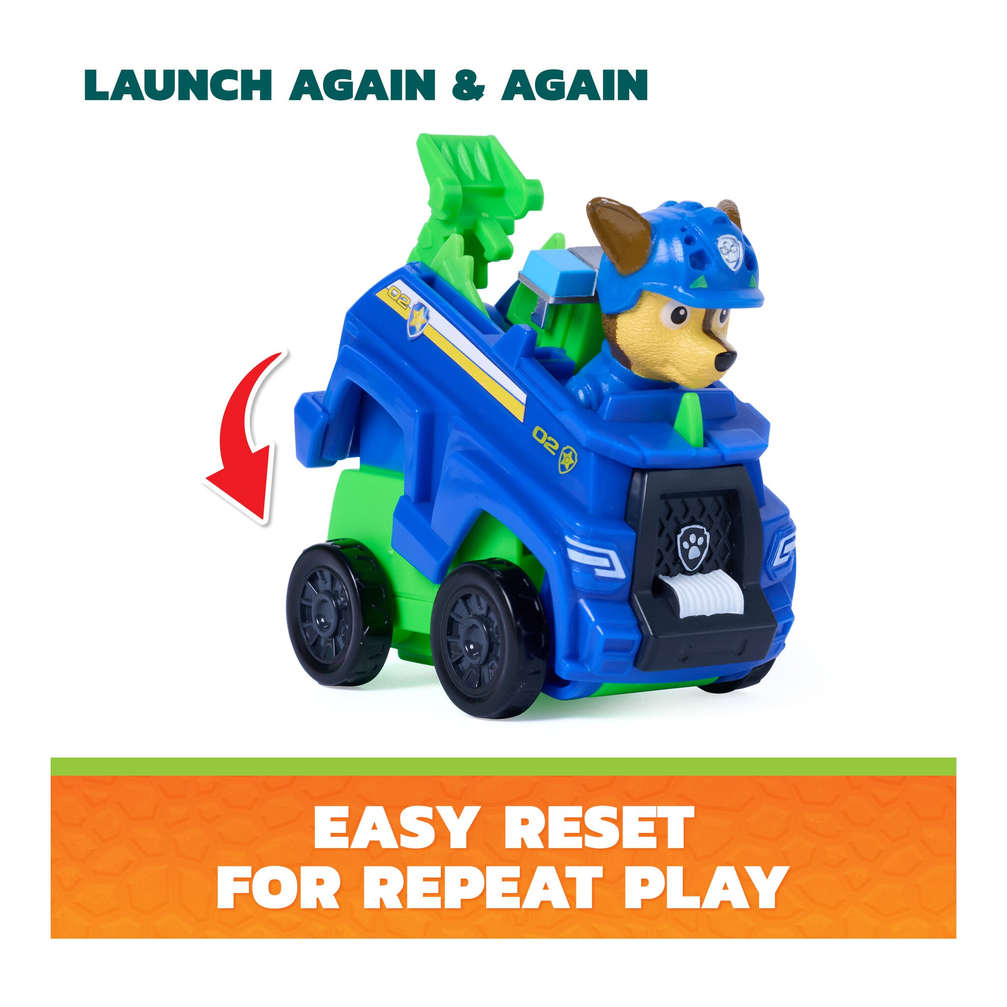 PAW Patrol The Dino Movie Skye Jump Shift Racer