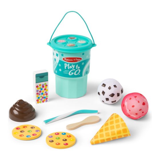 Melissa & Doug - Play to Go Ice Cream Play Set