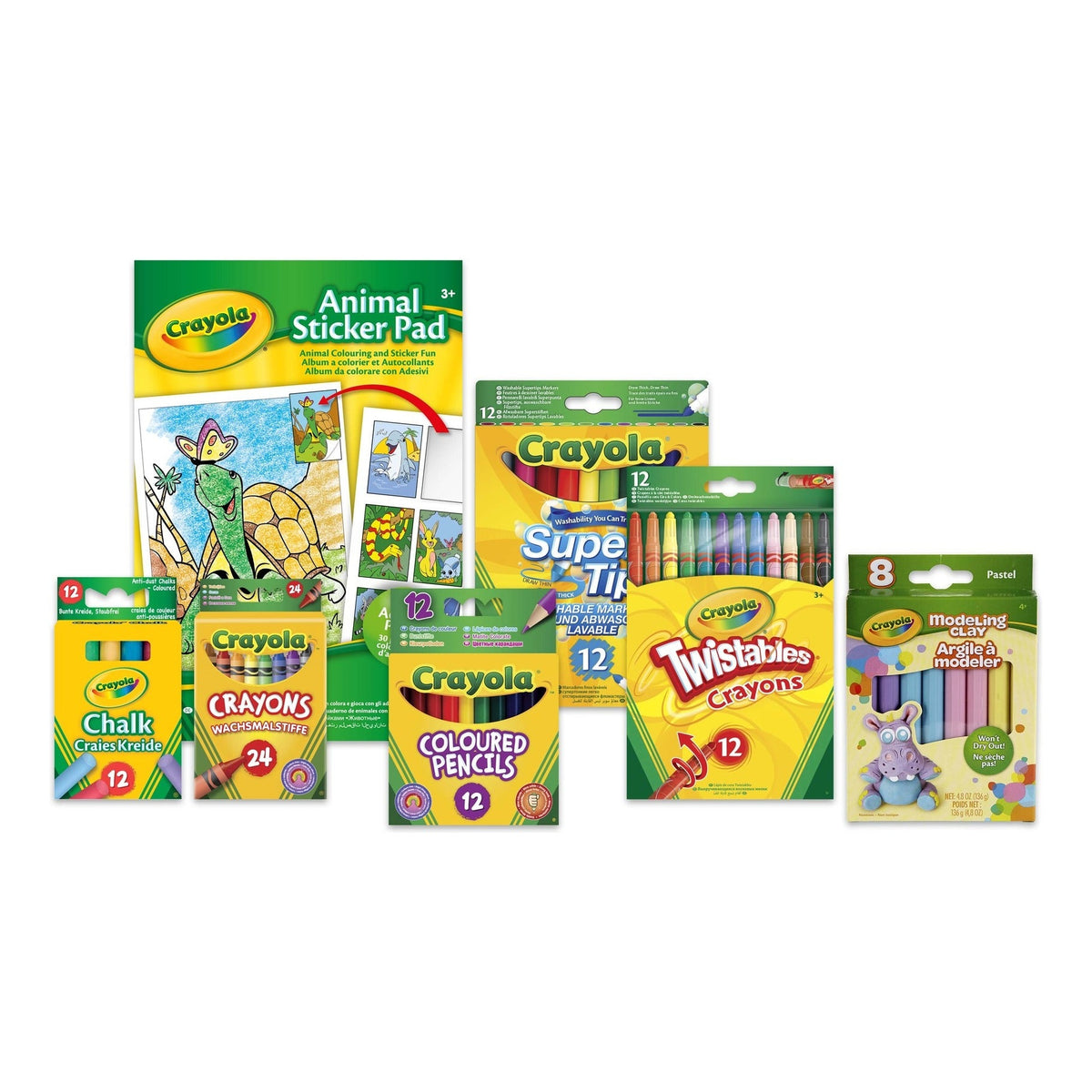 Crayola Colour & Create Tub Art Set – Over 80 Pieces