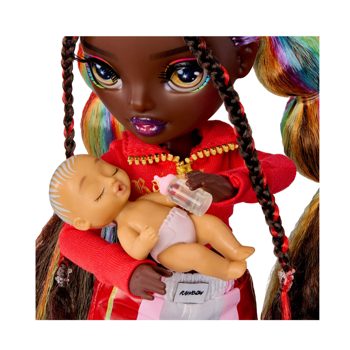 Rainbow High Jr. High Bestie Babysitters Iris Bow Fashion Doll Set