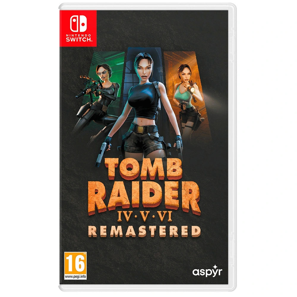 Tomb Raider IV-VI Remastered Starring Lara Croft for Nintendo Switch (Disc)
