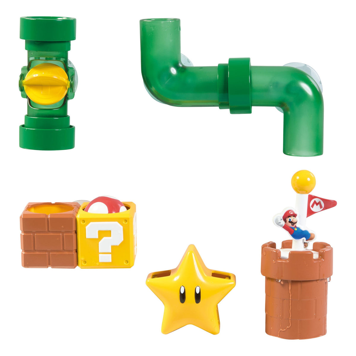 Toomies Super Mario My Mario Bath Pipes Playset
