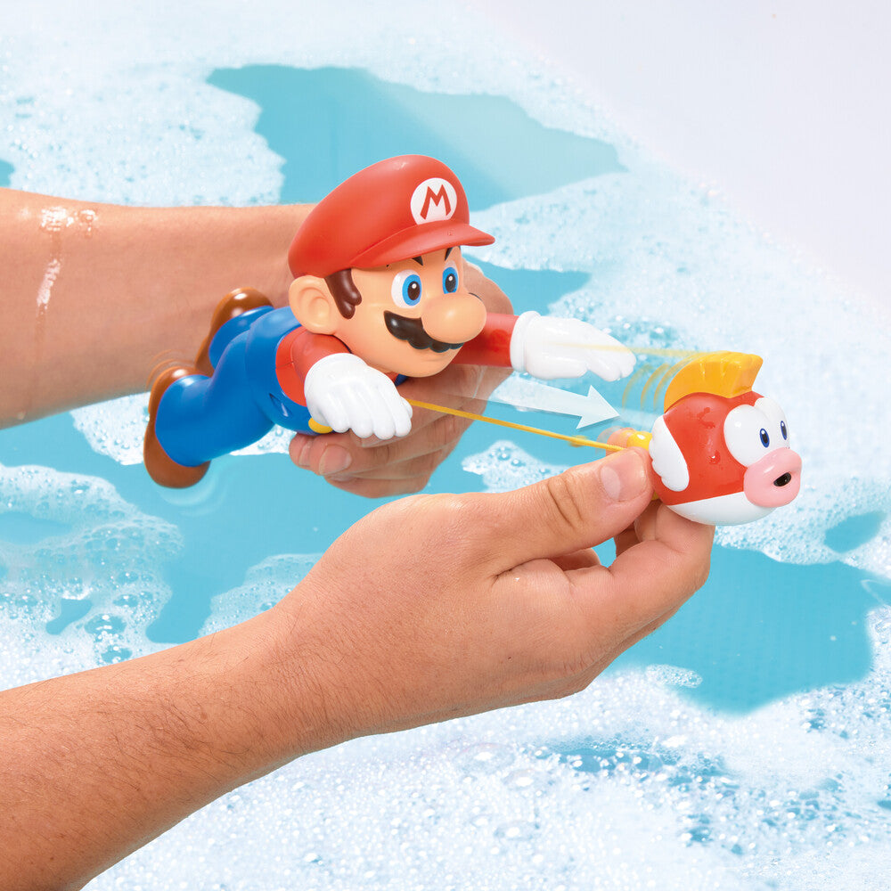 TOMY Toomies My Mario Swimming Mario Bath Toy