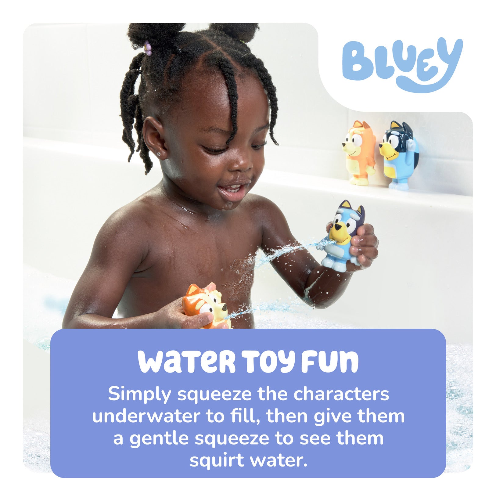 Toomies Bluey Family Bath Squirters 4-Pack