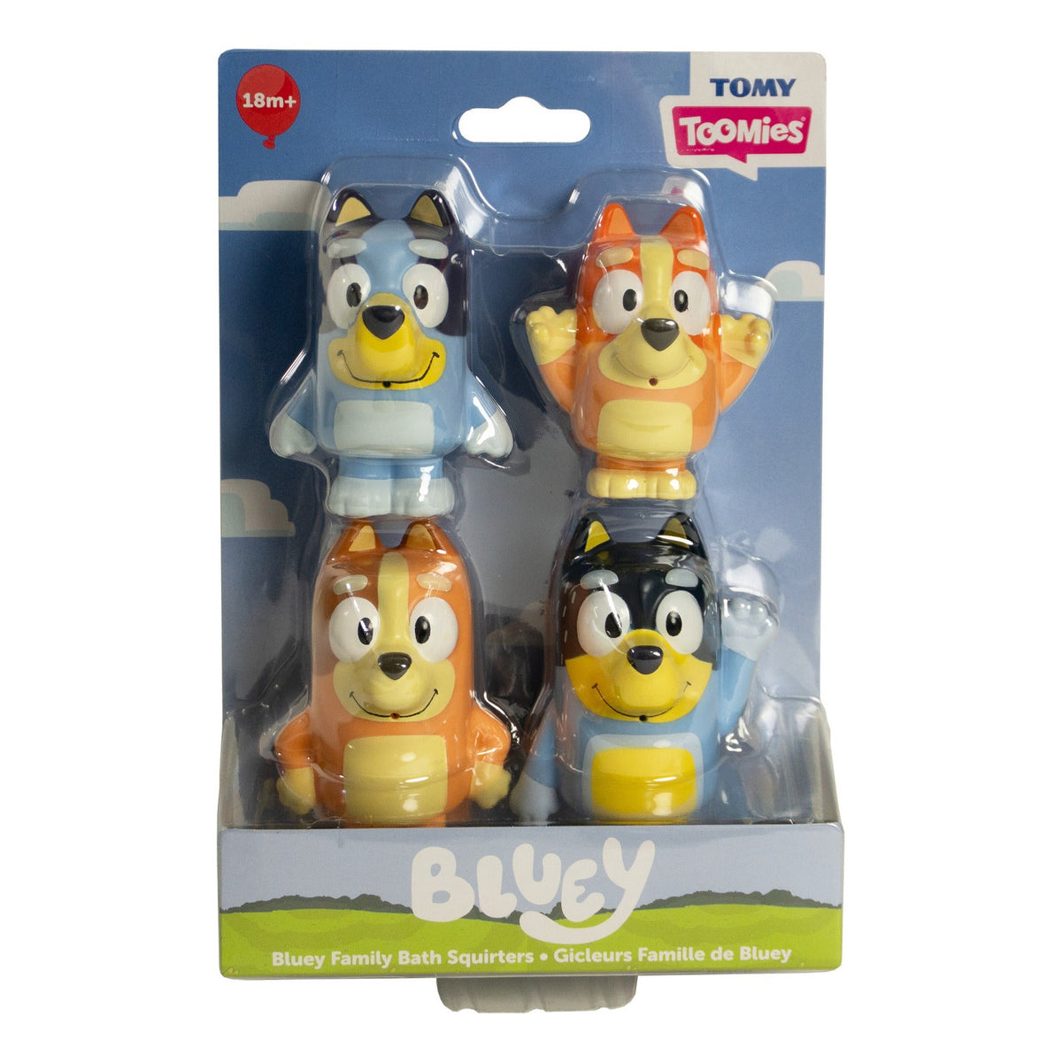 Toomies Bluey Family Bath Squirters 4-Pack