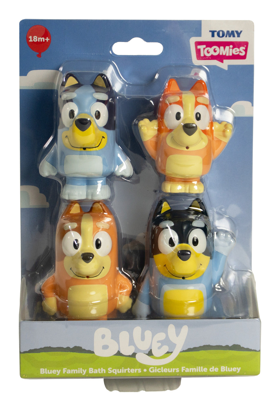 Toomies Bluey Family Bath Squirters 4-Pack