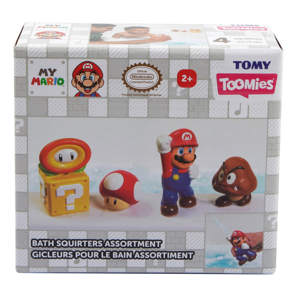 Toomies My Mario Super Mario Bath Squirters 4 Pack