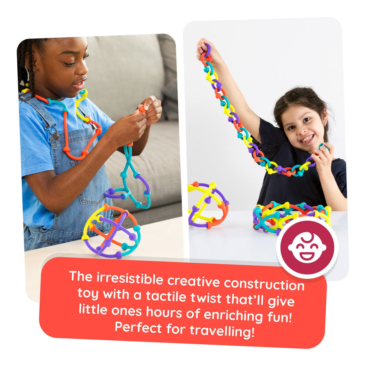 Fat Brain Toys Plip Kit Silicone Construction Set