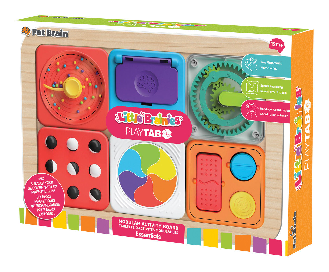 Fat Brain Toys PlayTab Essential Sensory Activity Board