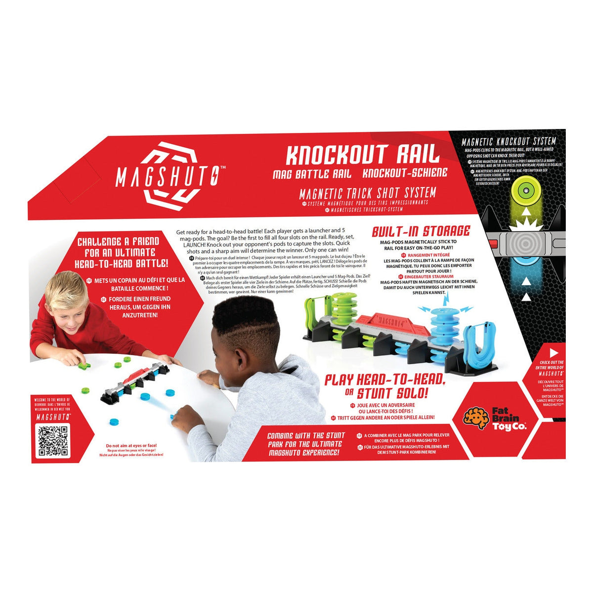 TOMY Magshuto Knockout Rail Magnetic Skill Game